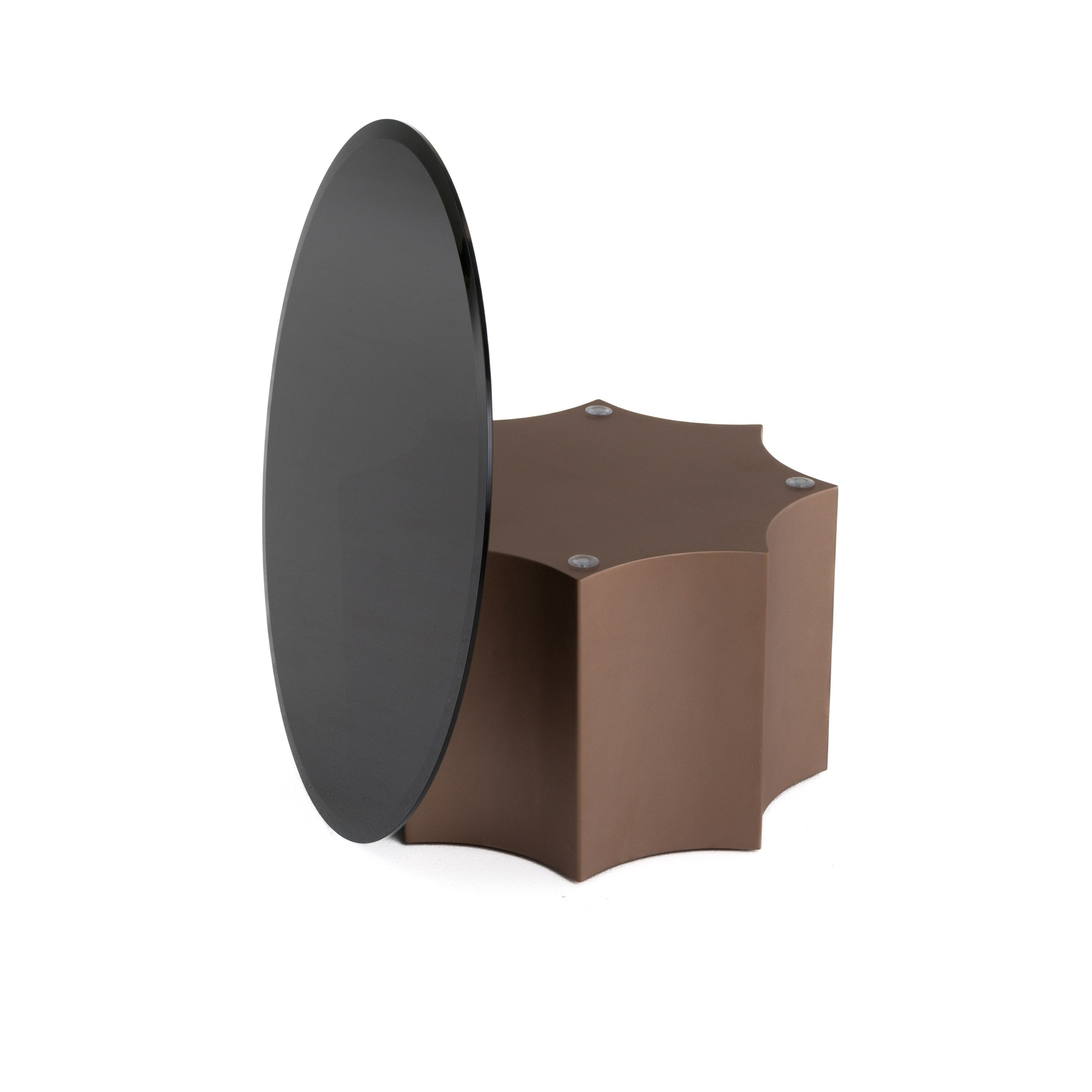 Ingram Modern Round Nesting Coffee Table Set