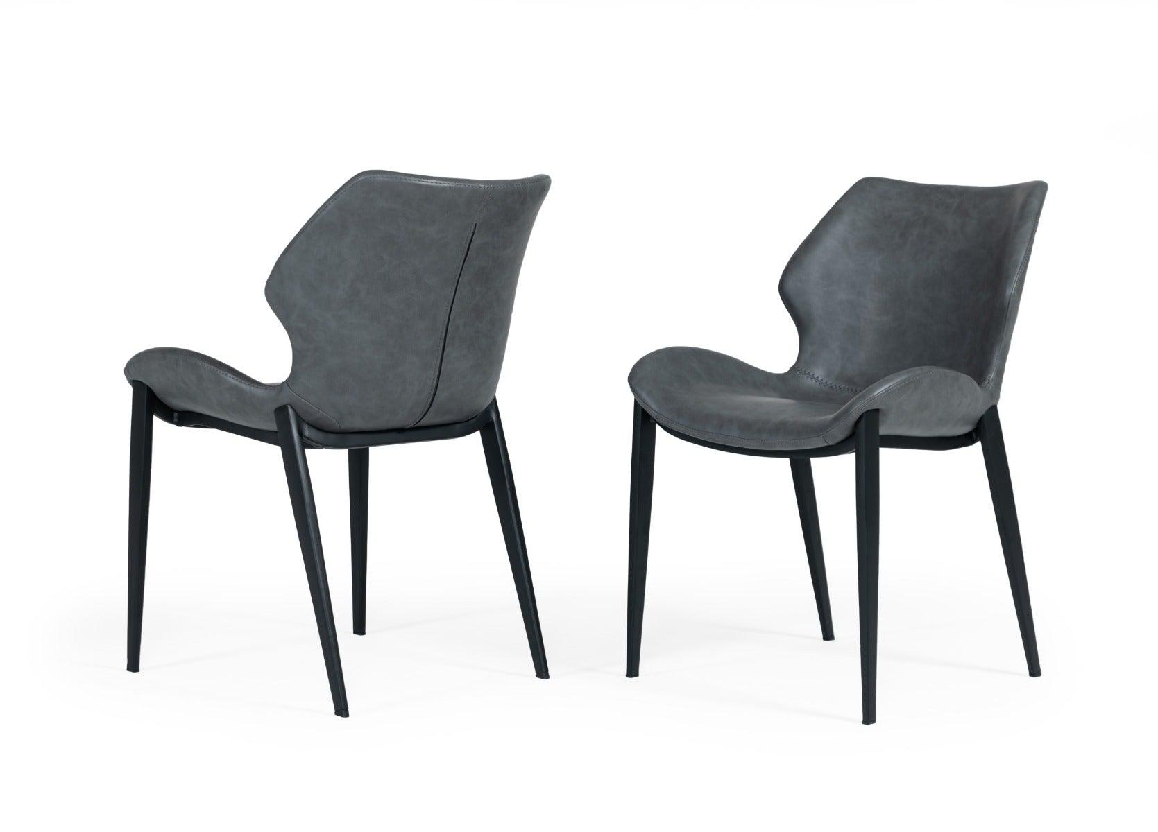 Modrest Instone Industrial EcoLeather Dining Chair (Set of 2)