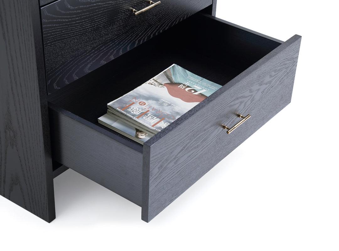 Modrest Wales Modern Smoked Ash Chest