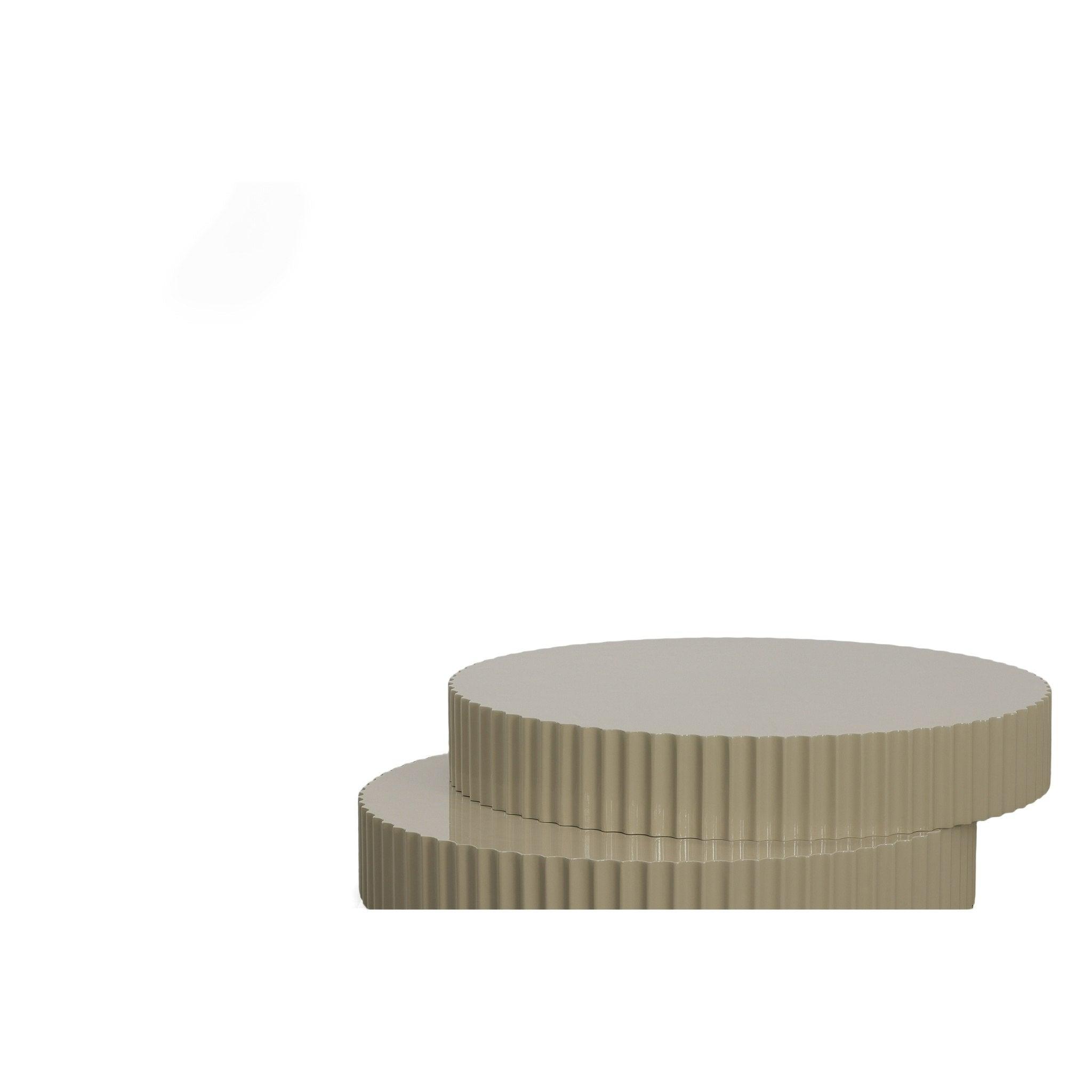 Modrest Jacinto Modern Round Coffee Table