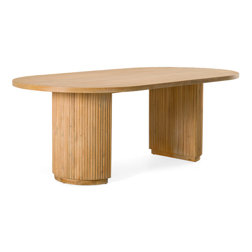Jacobson Modern Acacia Oval Large Dining Table