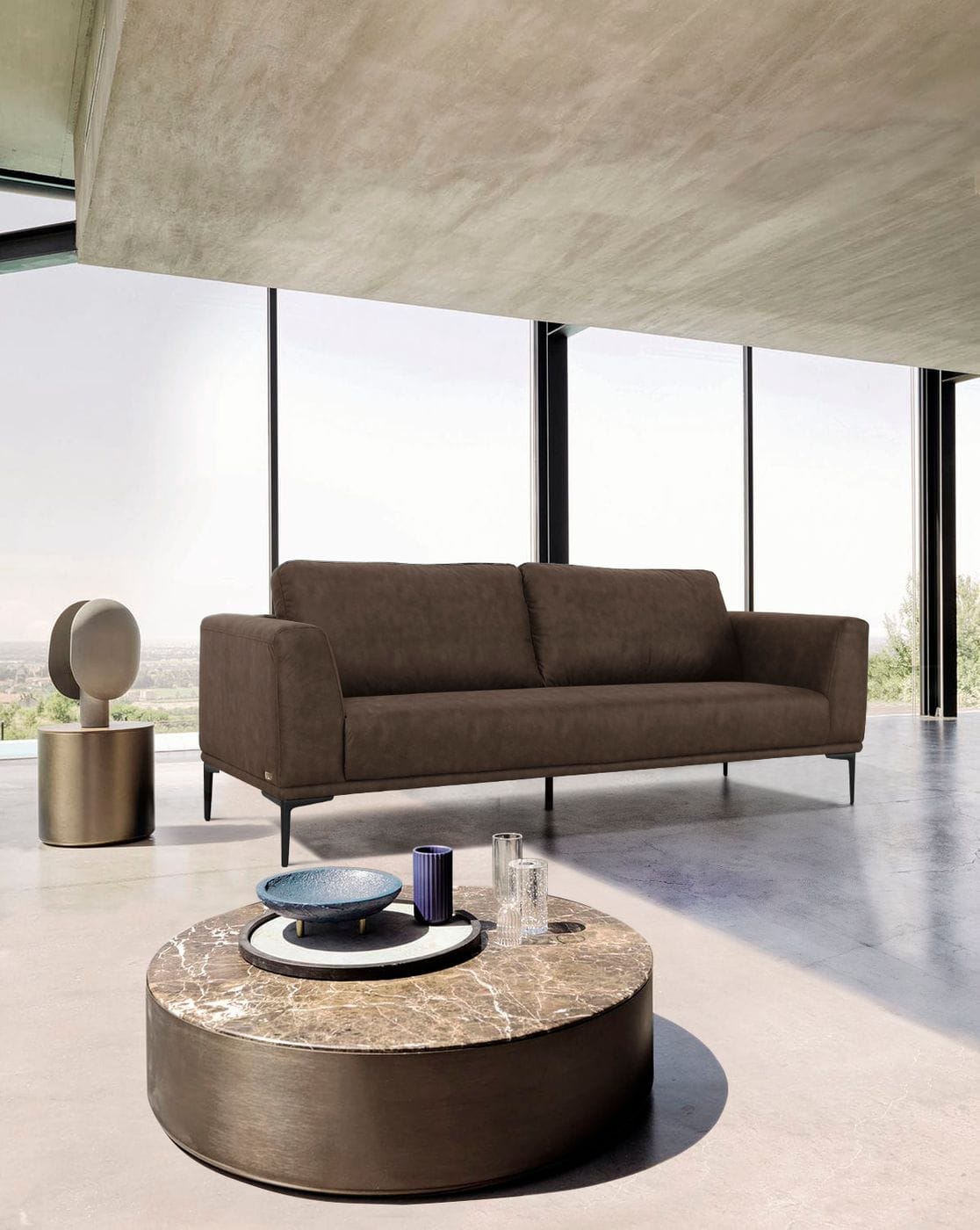 Jada Modern Fabric Loveseat