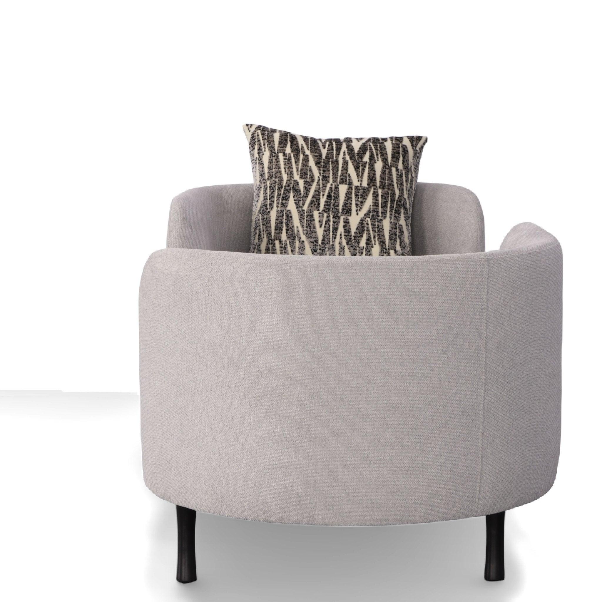 Jamie Glam Fabric Two Seater Chaise