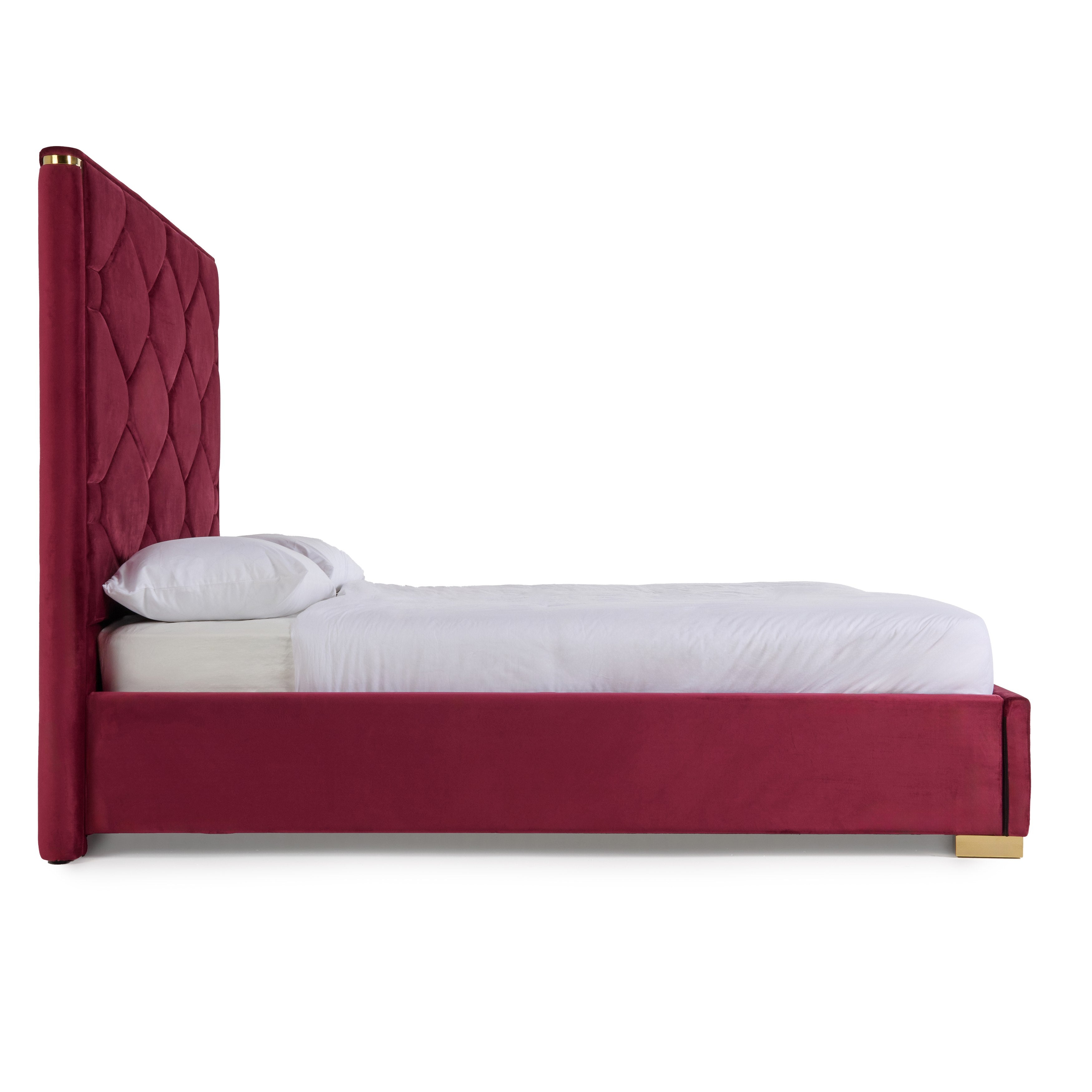 Janet Modern Velvet Bed
