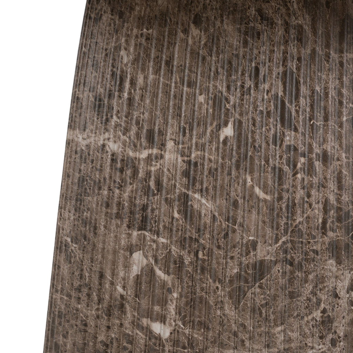Jaya - Modern Faux Marble Concrete Oval Dining Table