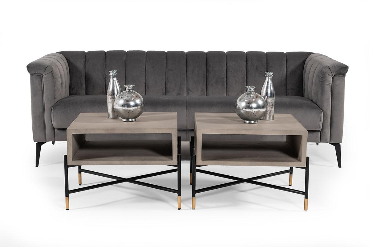 Jeremy Modern Velvet Sofa