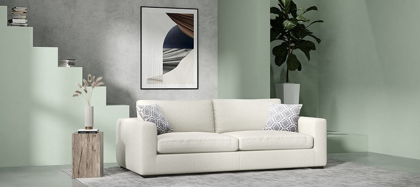 Poppy Modern Fabric Sofa