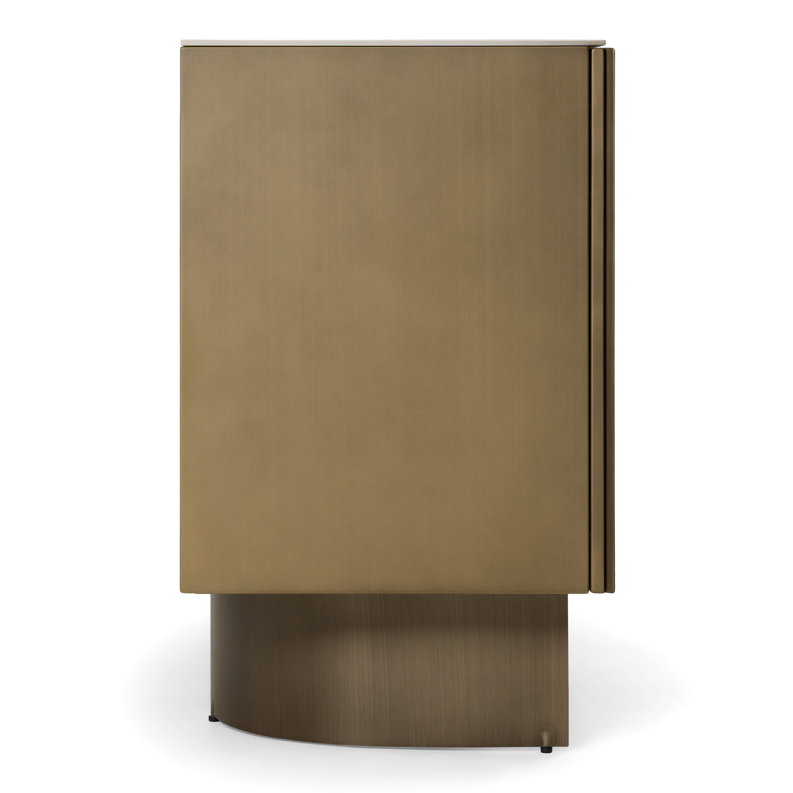 Kiefer Modern Faux Travertine Ceramic Buffet