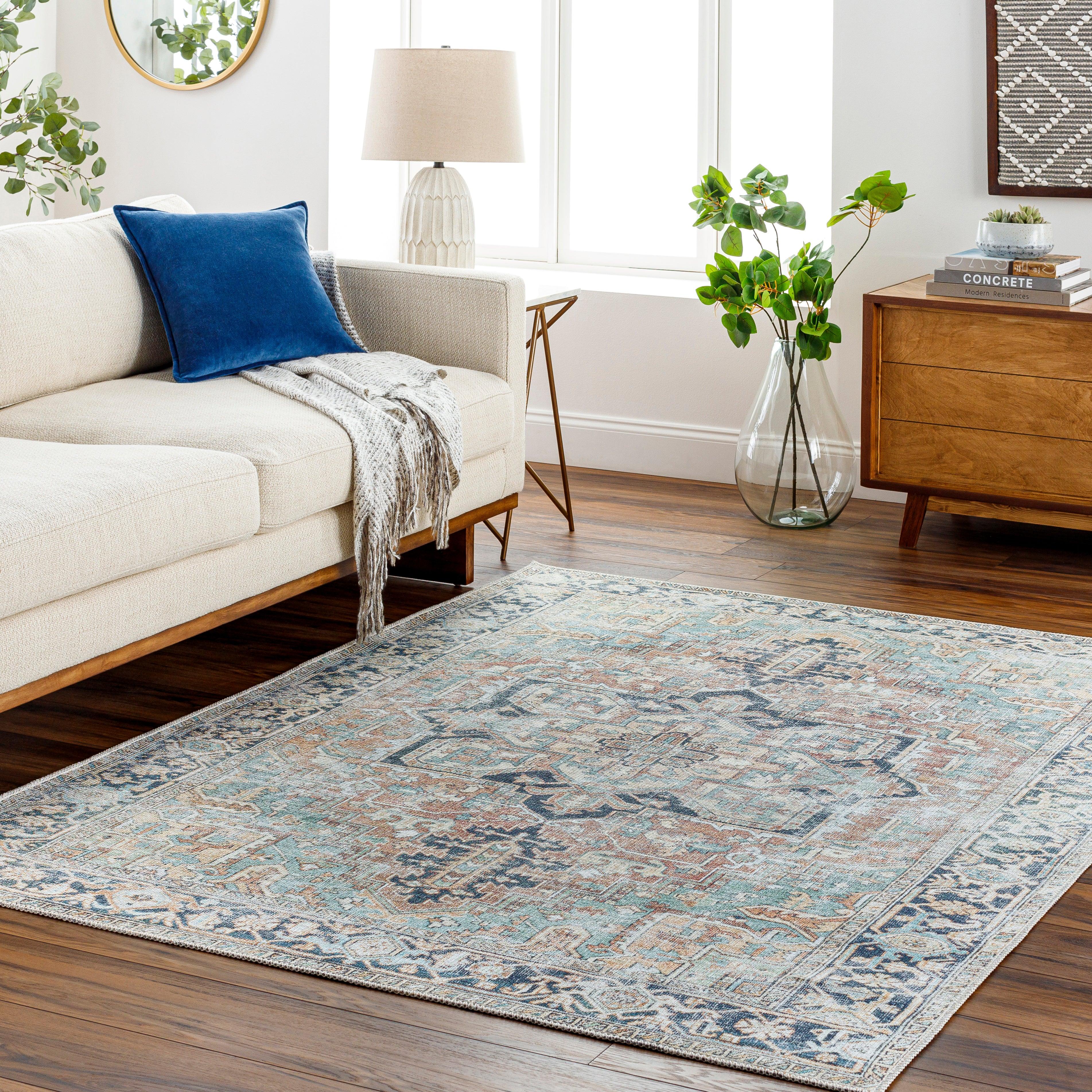 Kemer Area Rug 7-Indoor Area Rug-Surya-Wall2Wall Furnishings