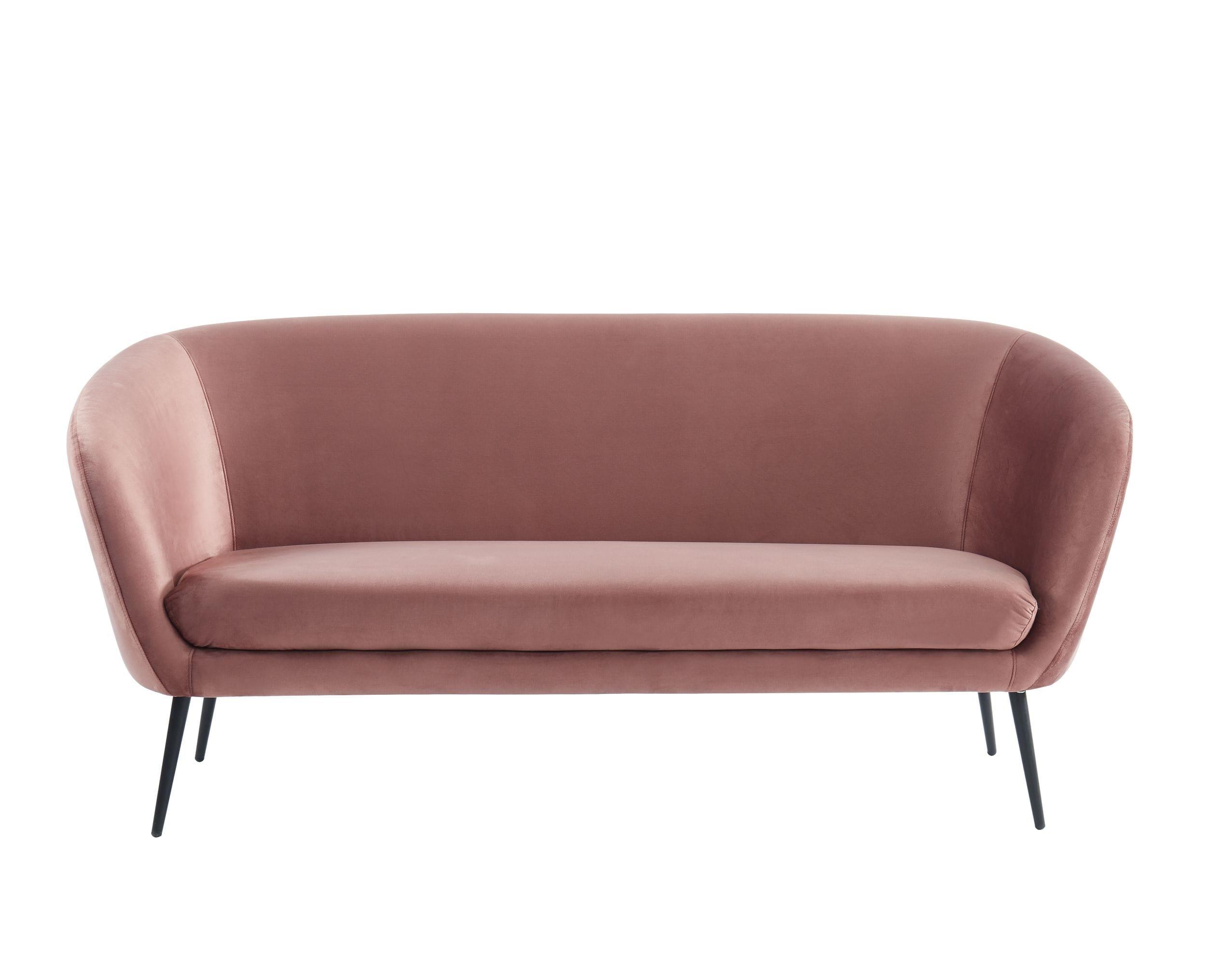 Divani Casa Koeing Modern Coral Fabric Sofa