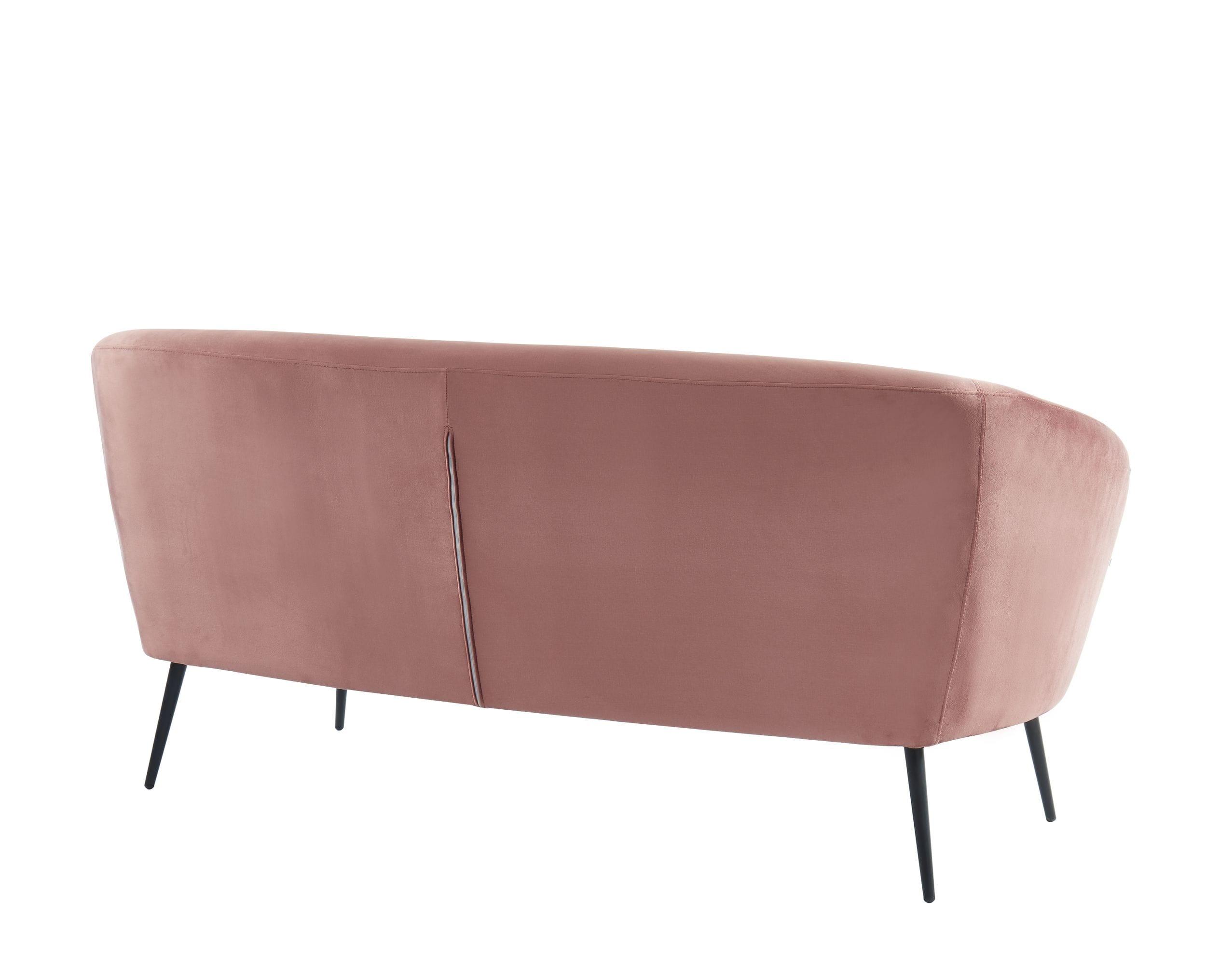 Divani Casa Koeing Modern Coral Fabric Sofa