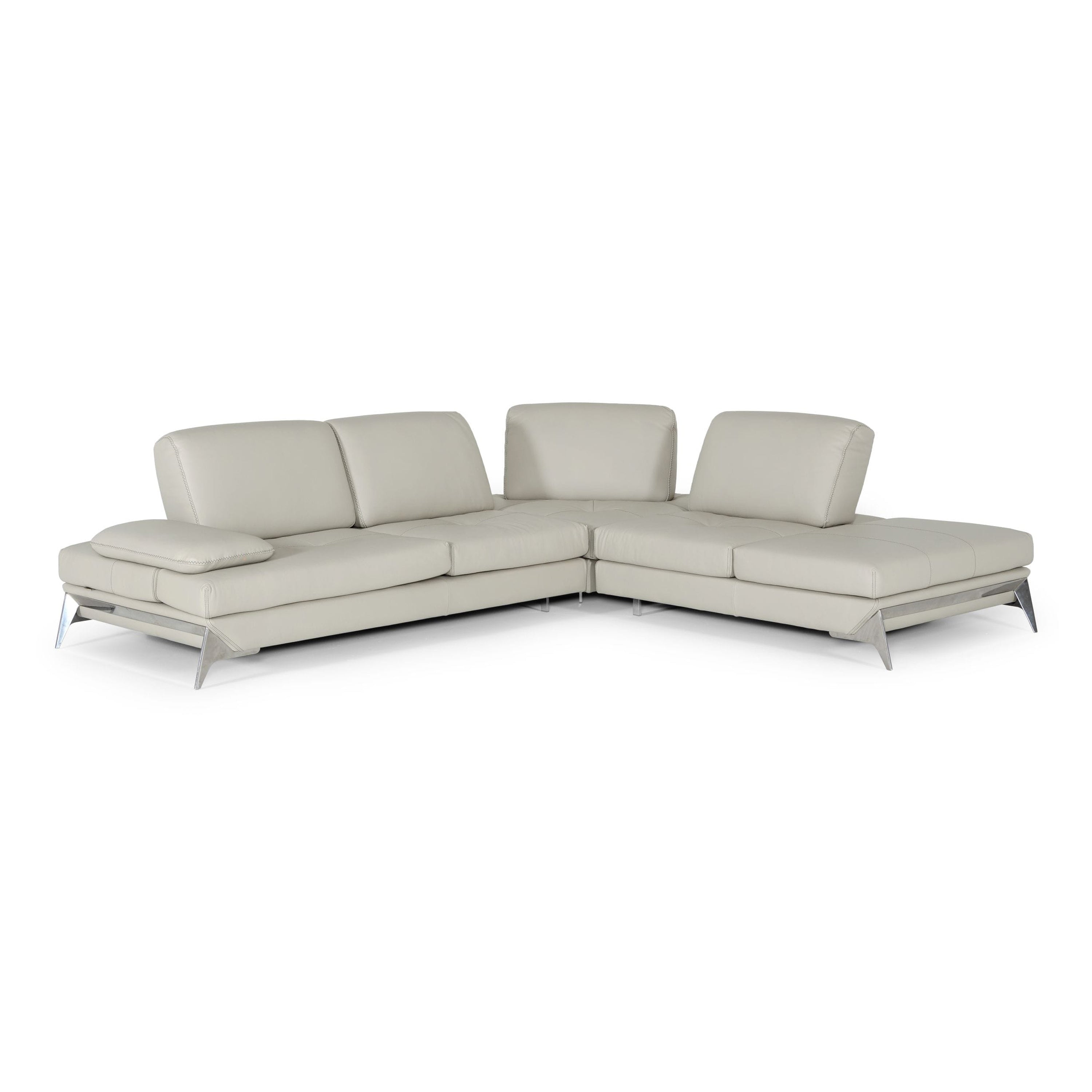 Andrea Modern Leather Sectional Sofa