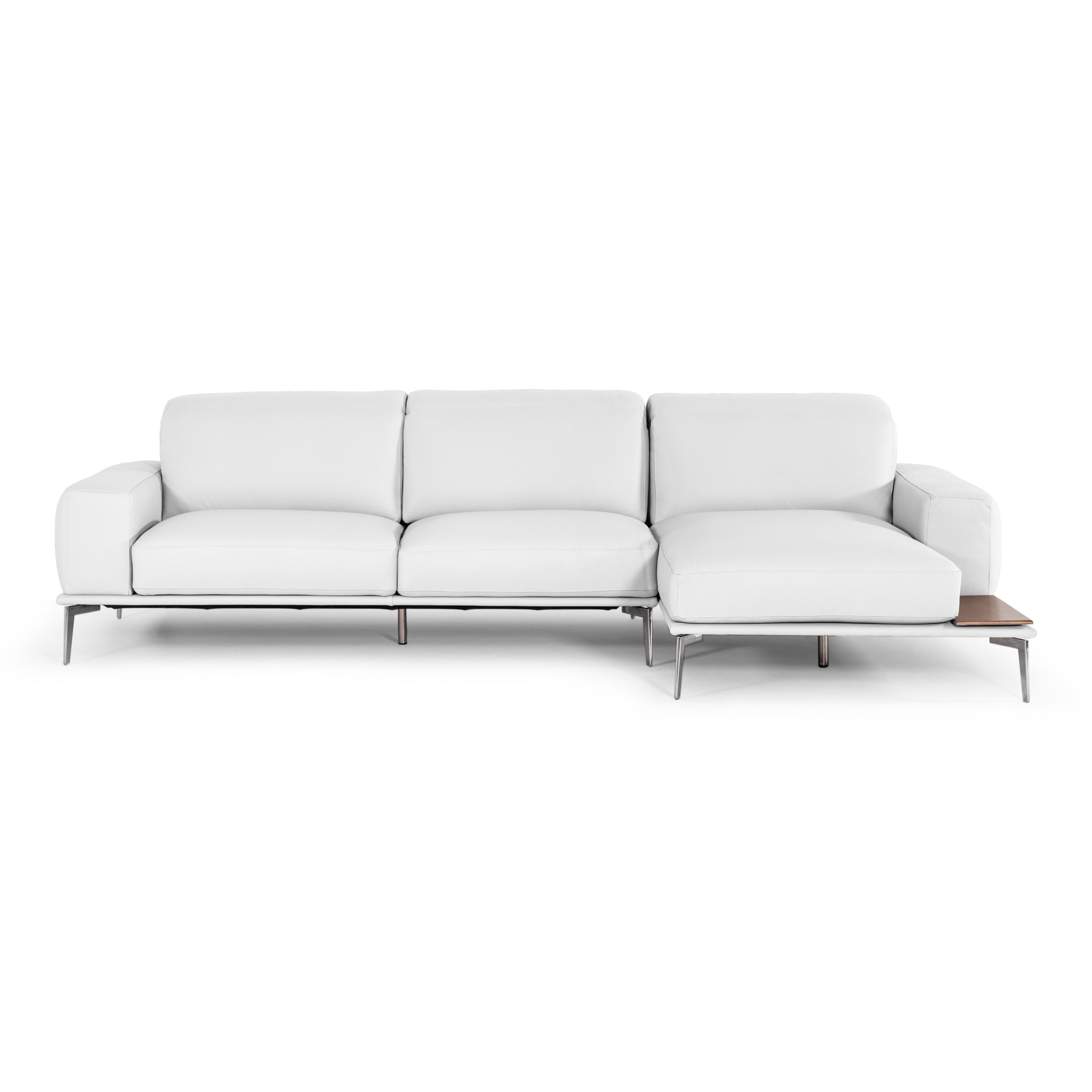Villeneuve Modern Italian Leather Sectional Sofa