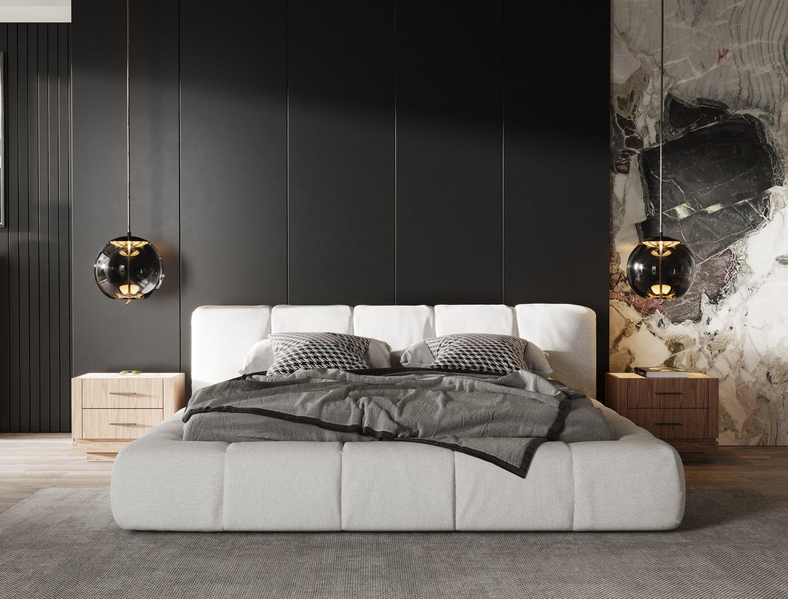 Modrest Lamont Modern Fabric Bed