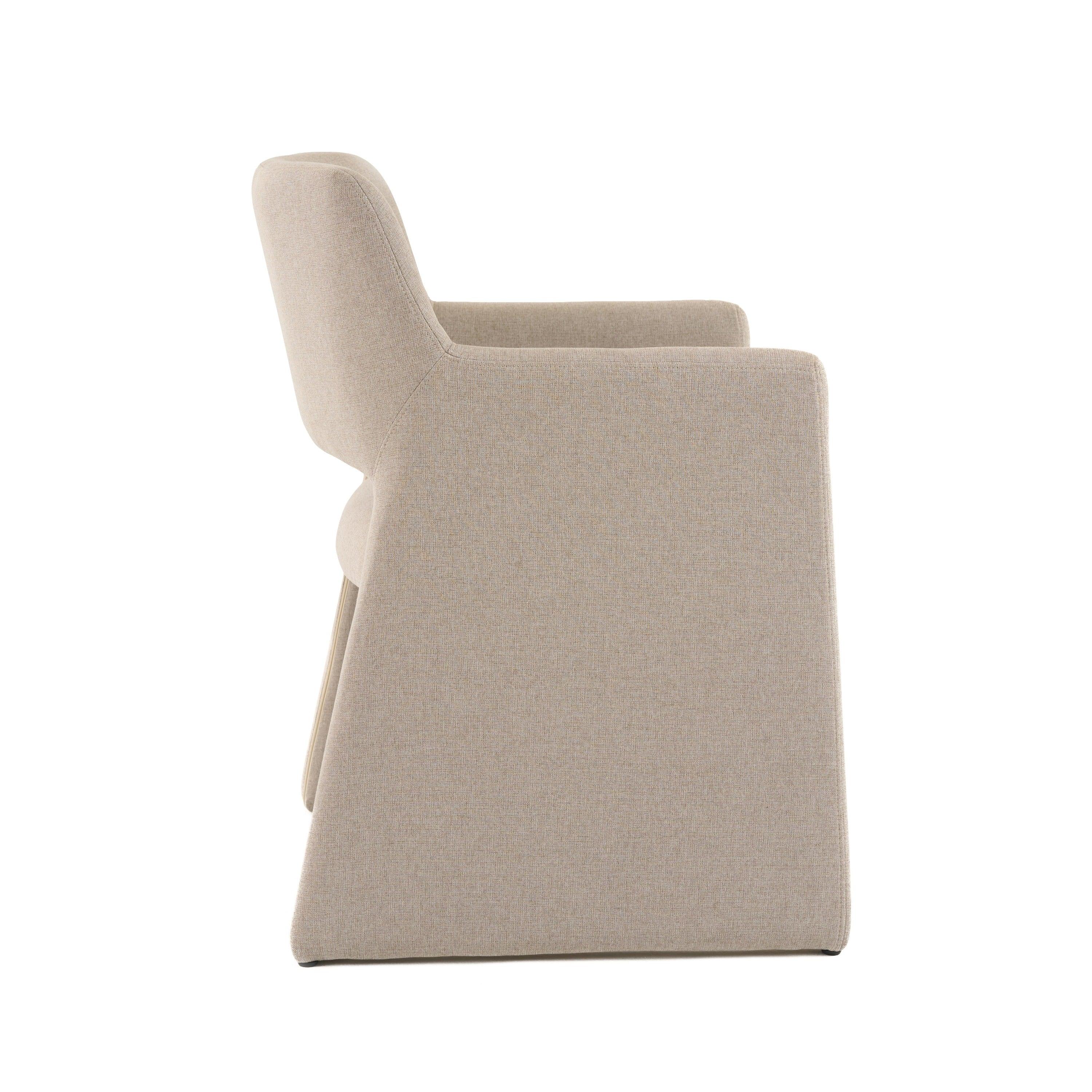 Modrest Lasara Modern Fabric Dining Chair