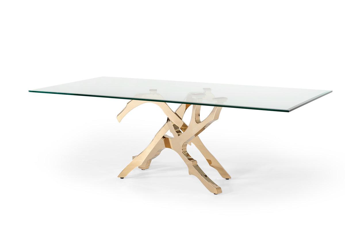 Modrest Legend Modern Glass Dining Table