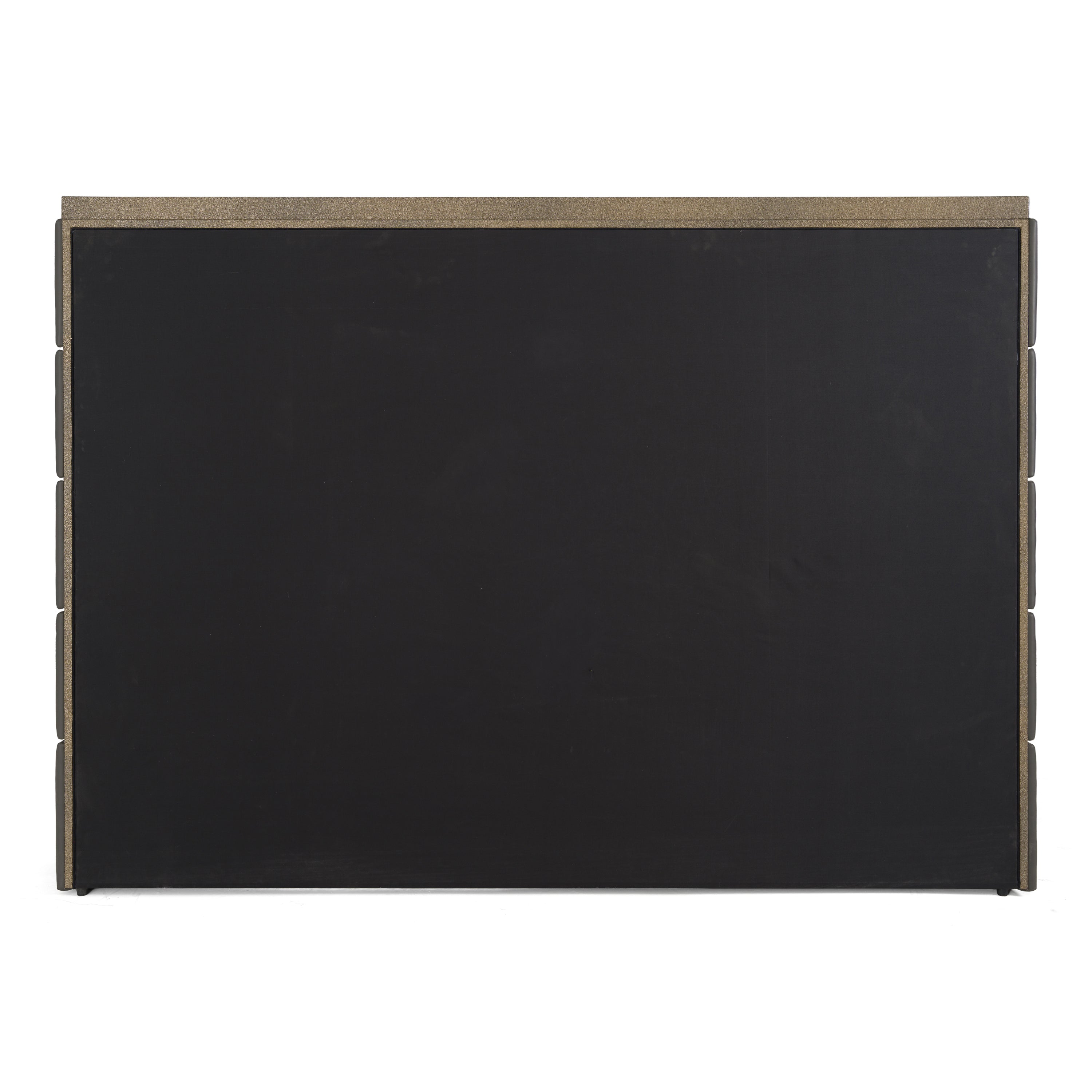 Lois Modern Leather & Shagreen Bed