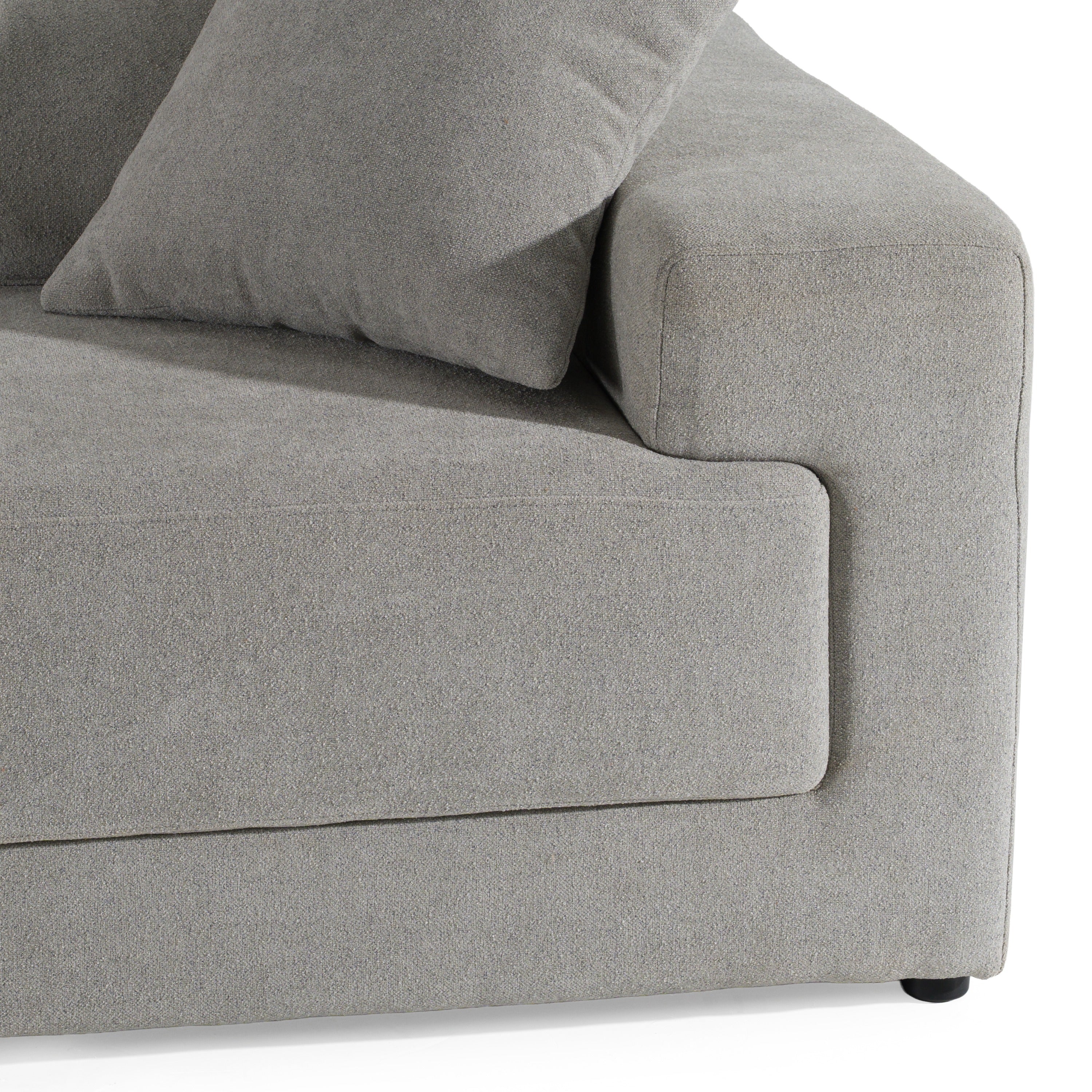 Loki Modern Fabric 3-Seat Sofa