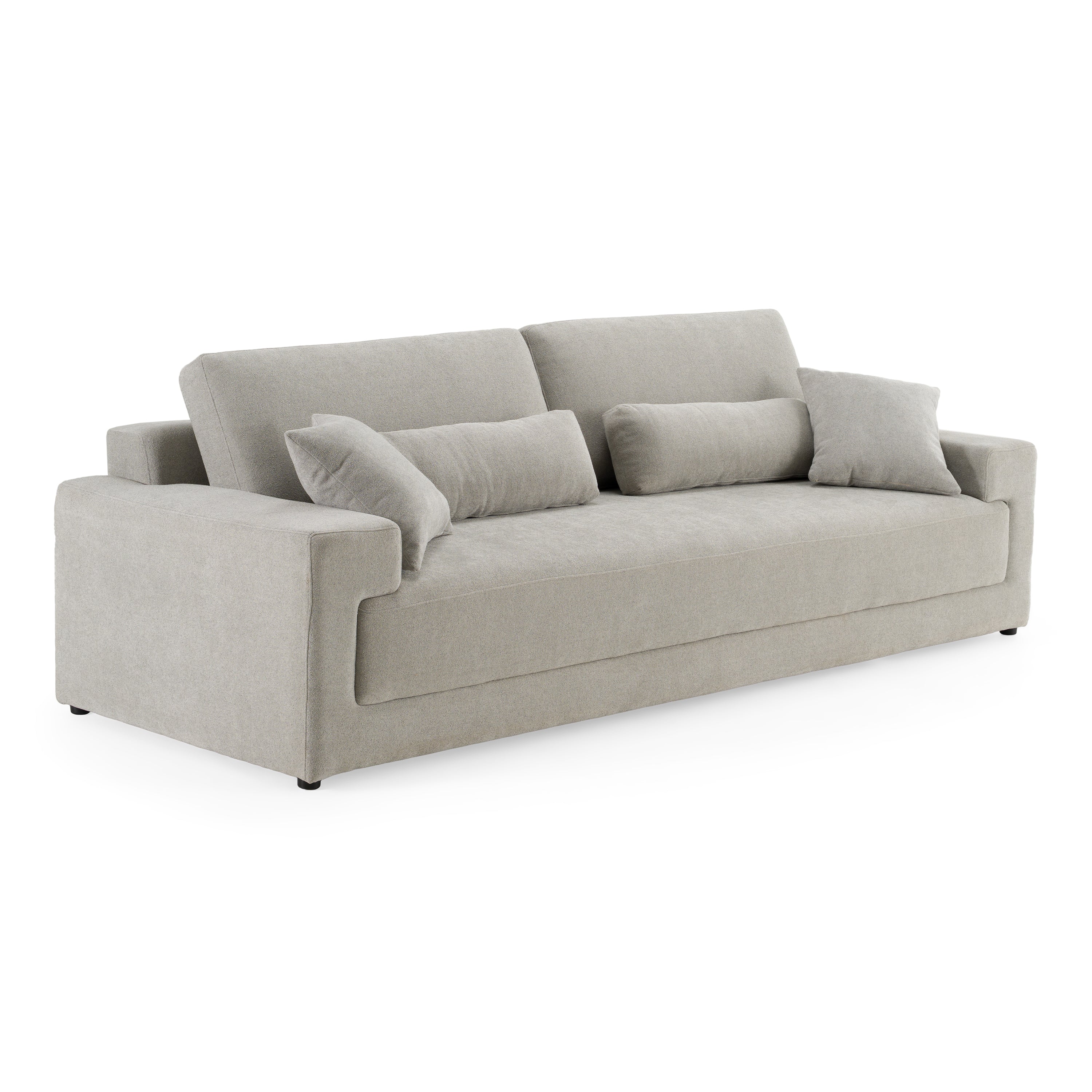 Loki Modern Fabric 4-Seat Sofa