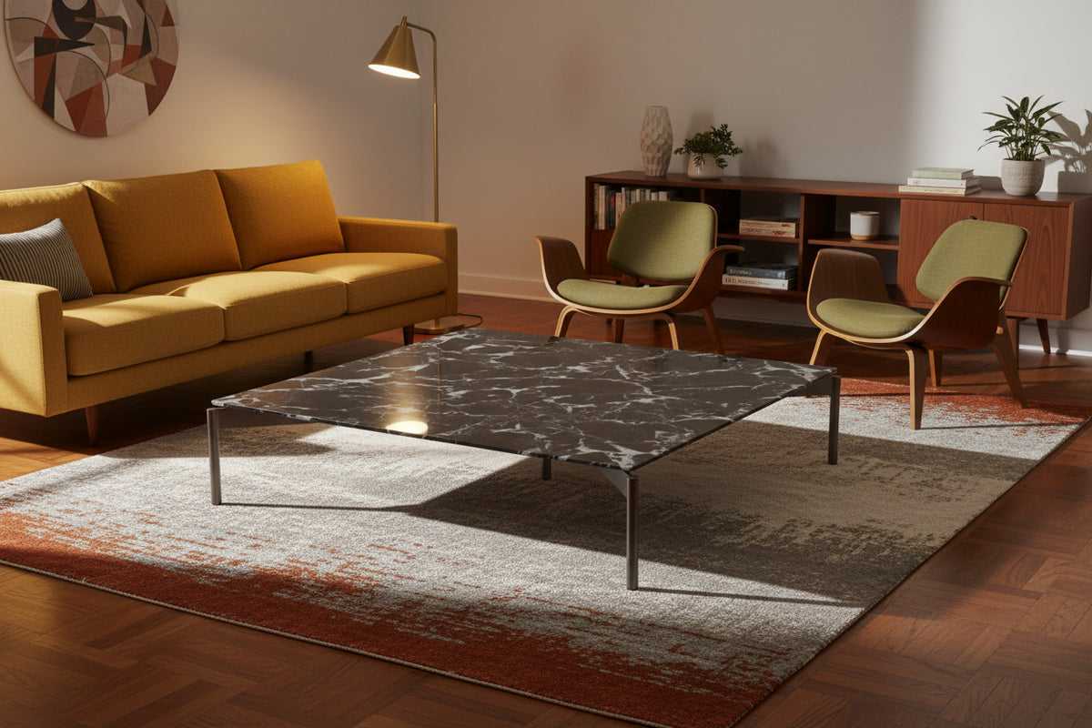 Lothal - Modern Faux Marble Coffee Table
