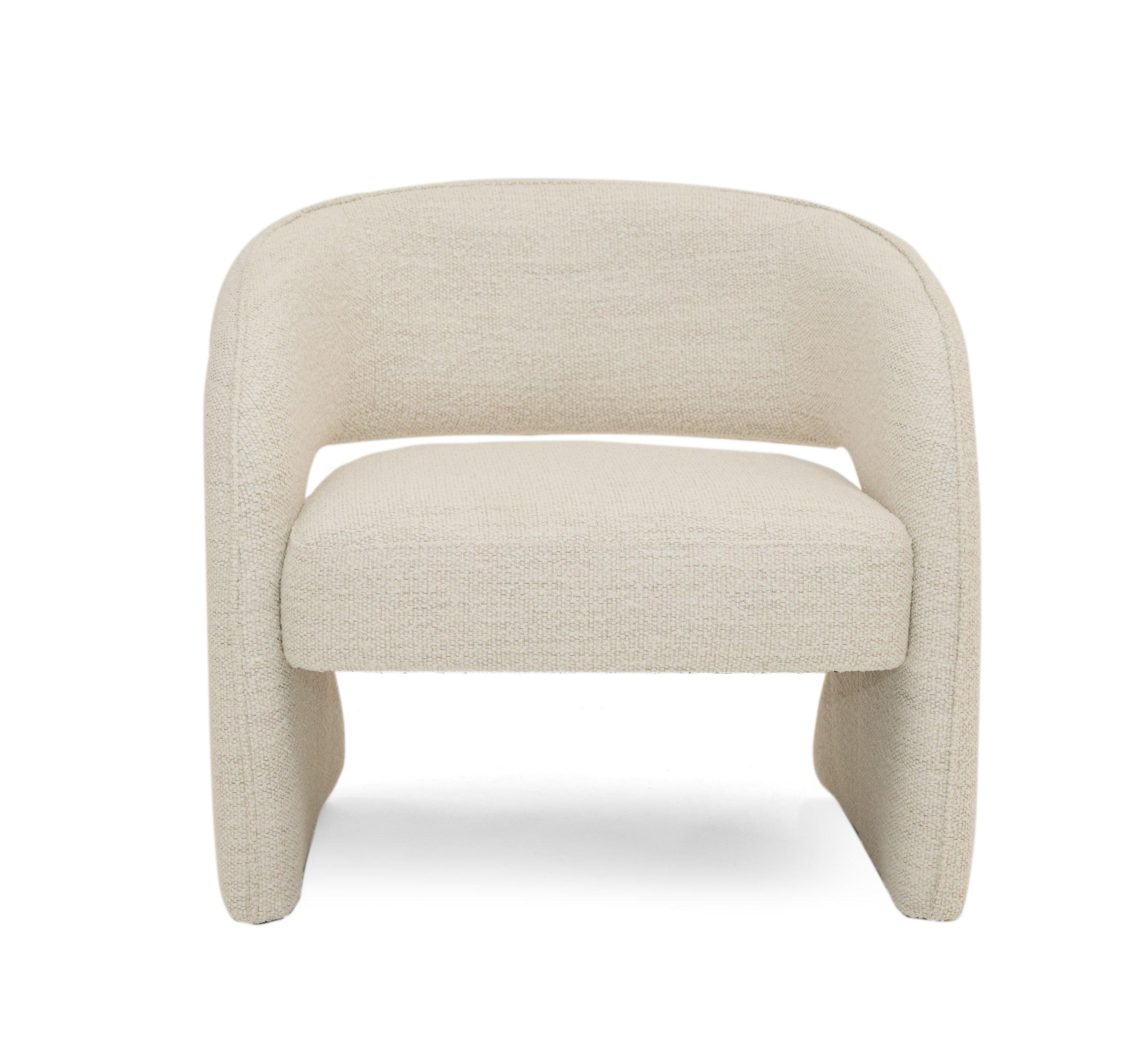 Modrest Luby Modern Fabric Accent Chair
