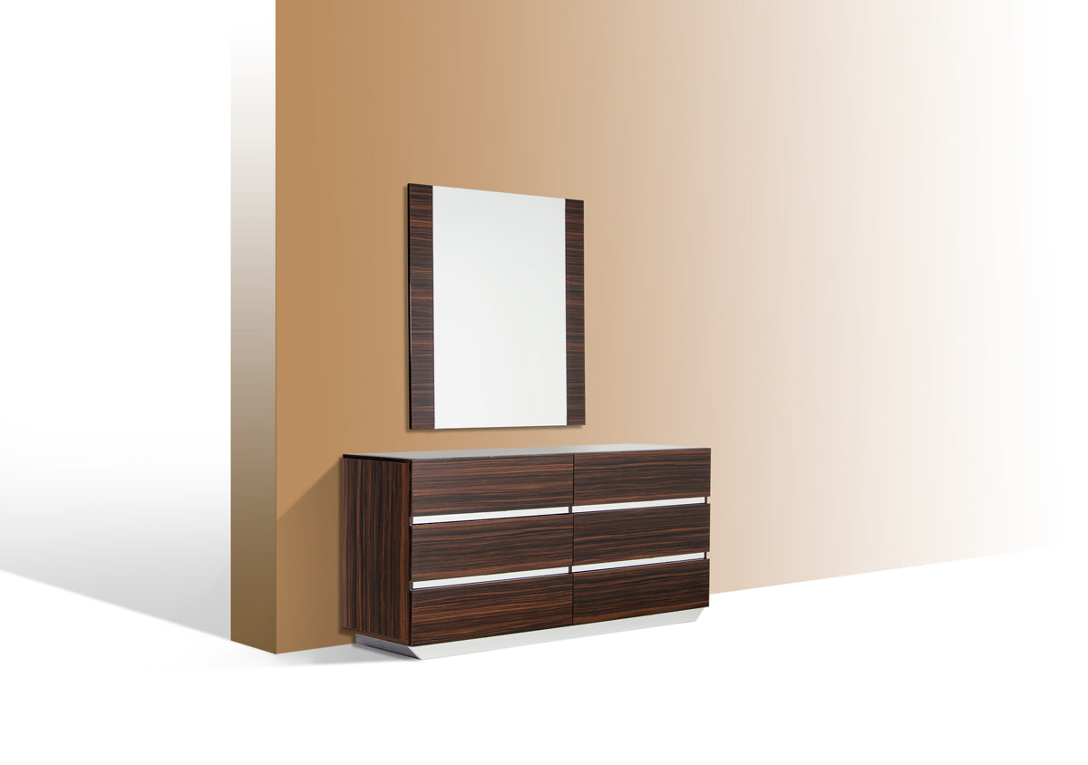 Modrest Luxor Italian Modern Ebony Mirror-Mirror-VIG-Wall2Wall Furnishings
