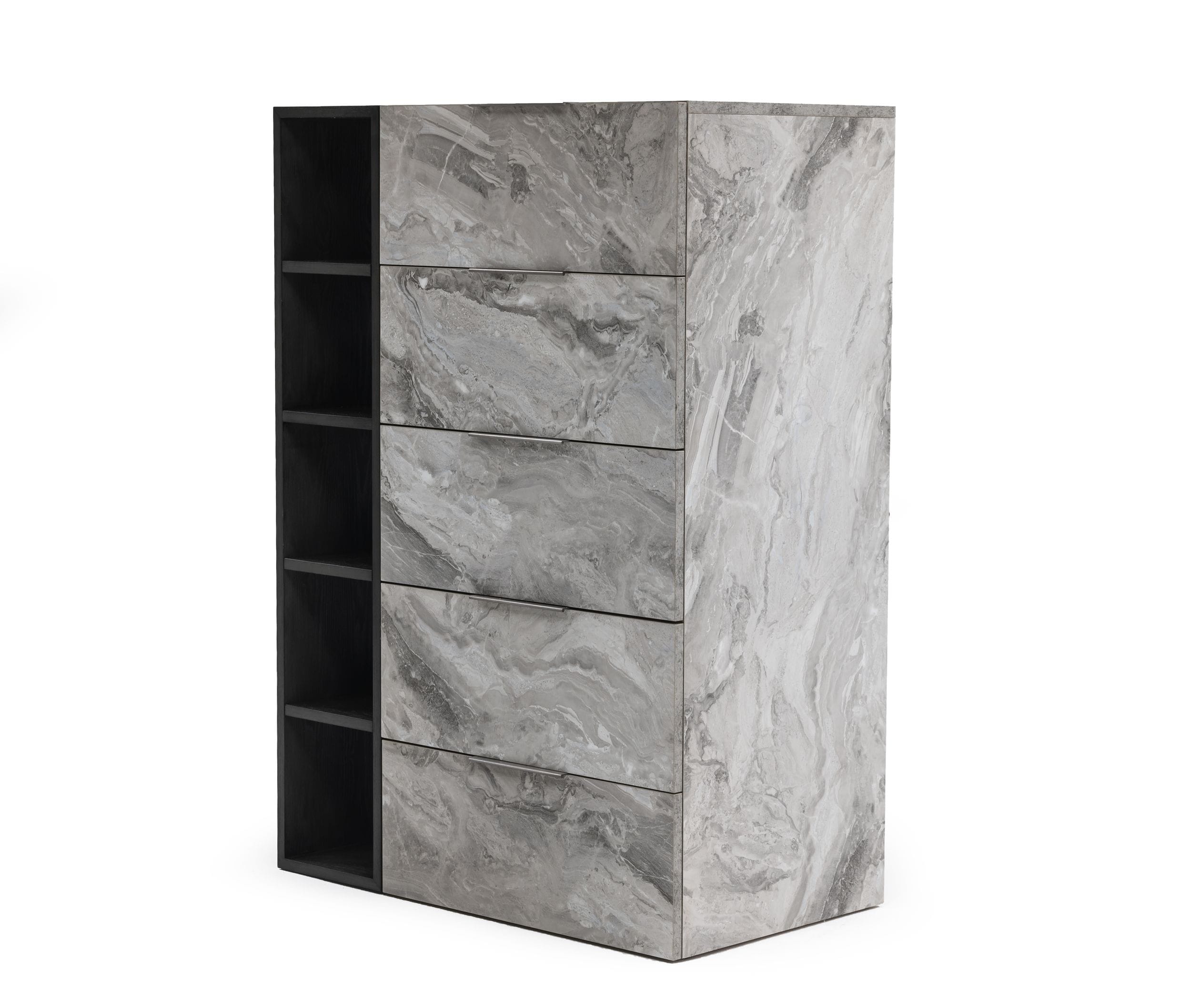 Maranello Modern Wash & Faux Marble Chest