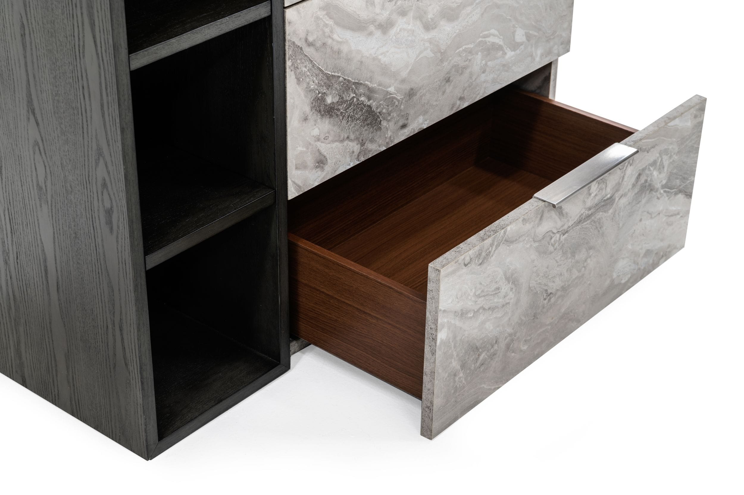 Maranello Modern Wash & Faux Marble Chest