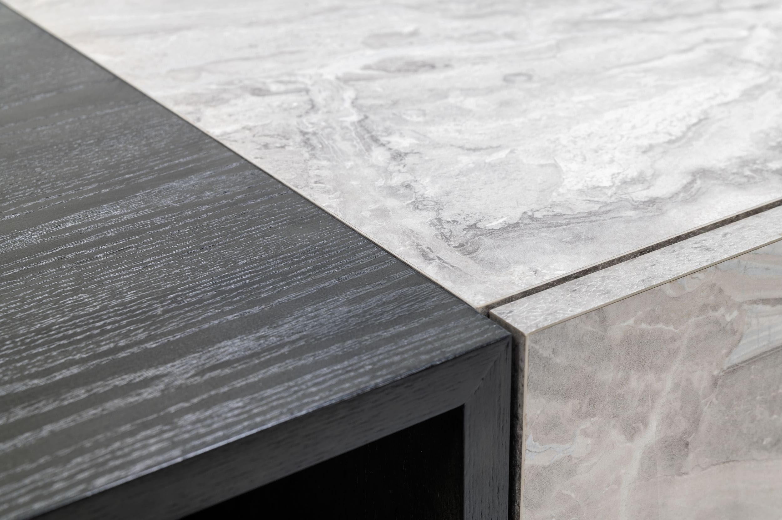 Maranello Modern Wash & Faux Marble Chest