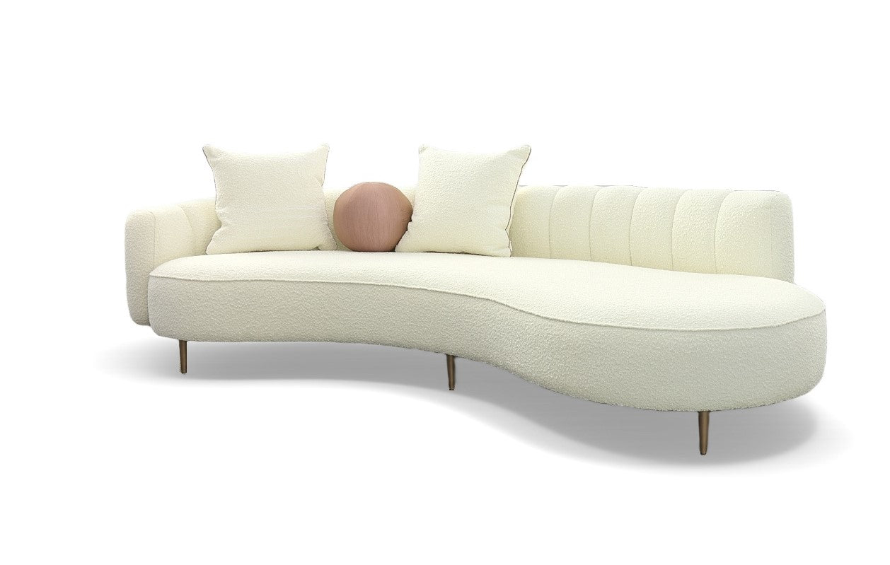 Modrest - Maverick Modern Fabric Chaise-Lounge Chair-VIG-Wall2Wall Furnishings