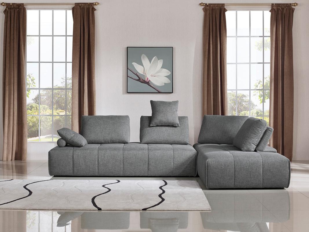 Divani Casa Edgar Modern Fabric Modular Sectional Sofa