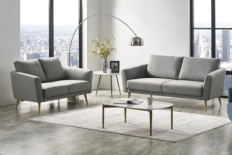 Benham Modern Fabric Sofa