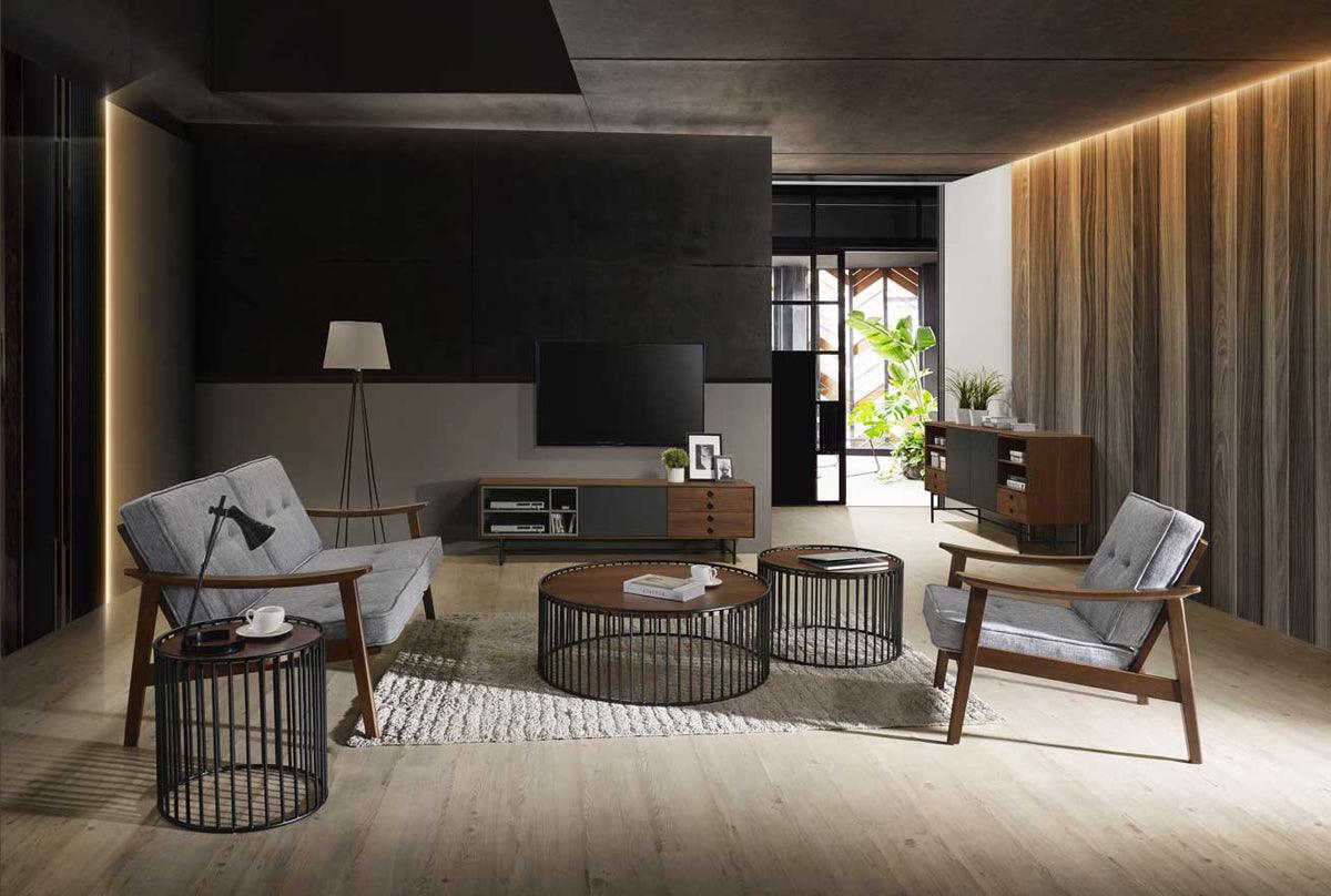Modrest Bronson Modern Round Coffee Table