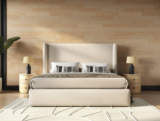 Jacobson Modern Acacia Nightstand