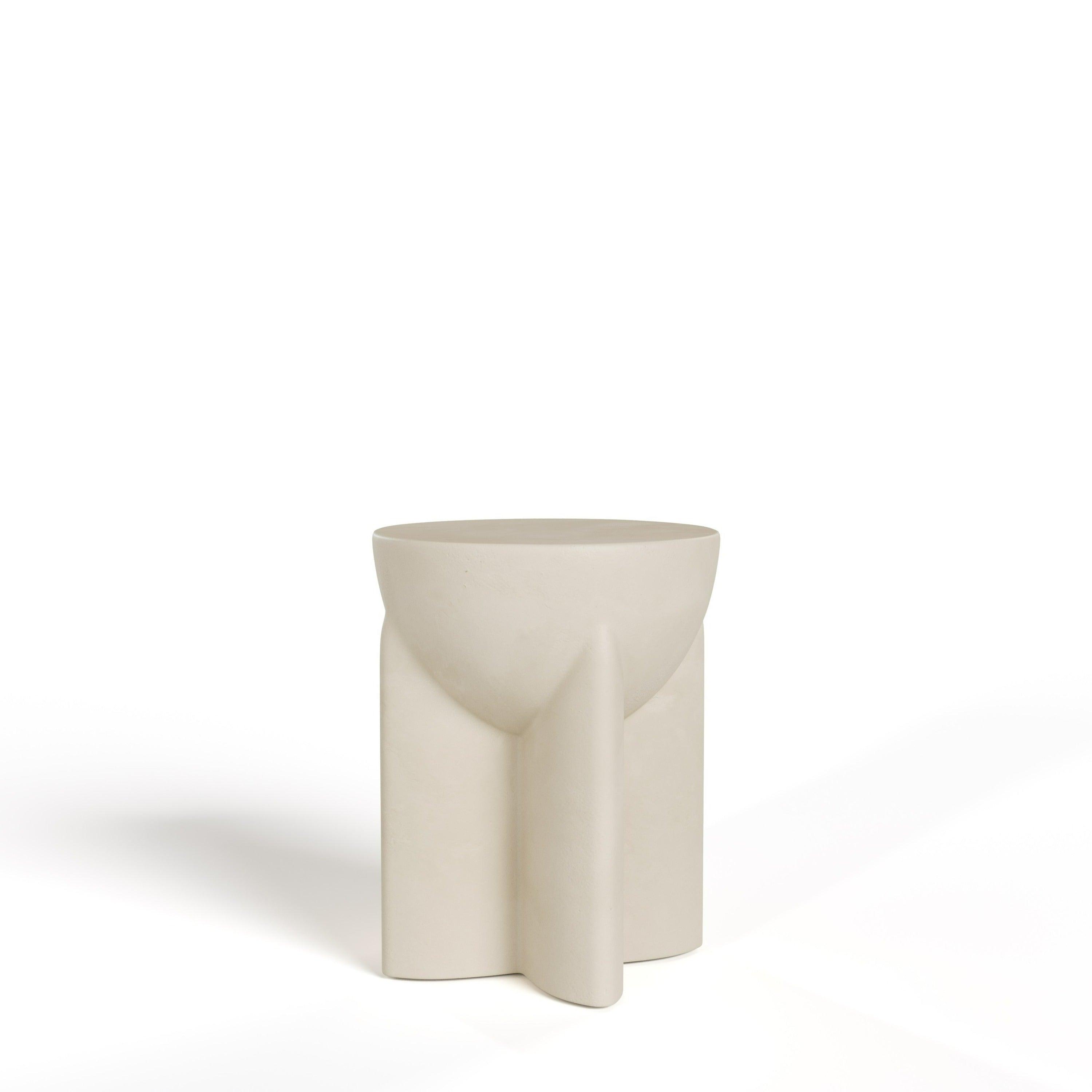 Modrest Elsa Modern Concrete Round End Table