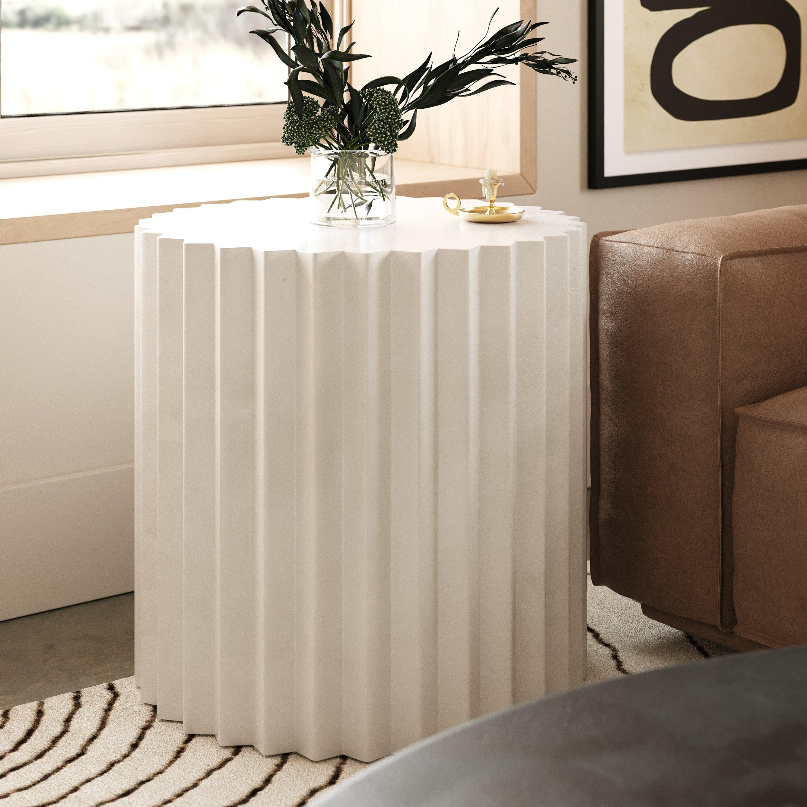 Modrest Evadale Modern Concrete End Table