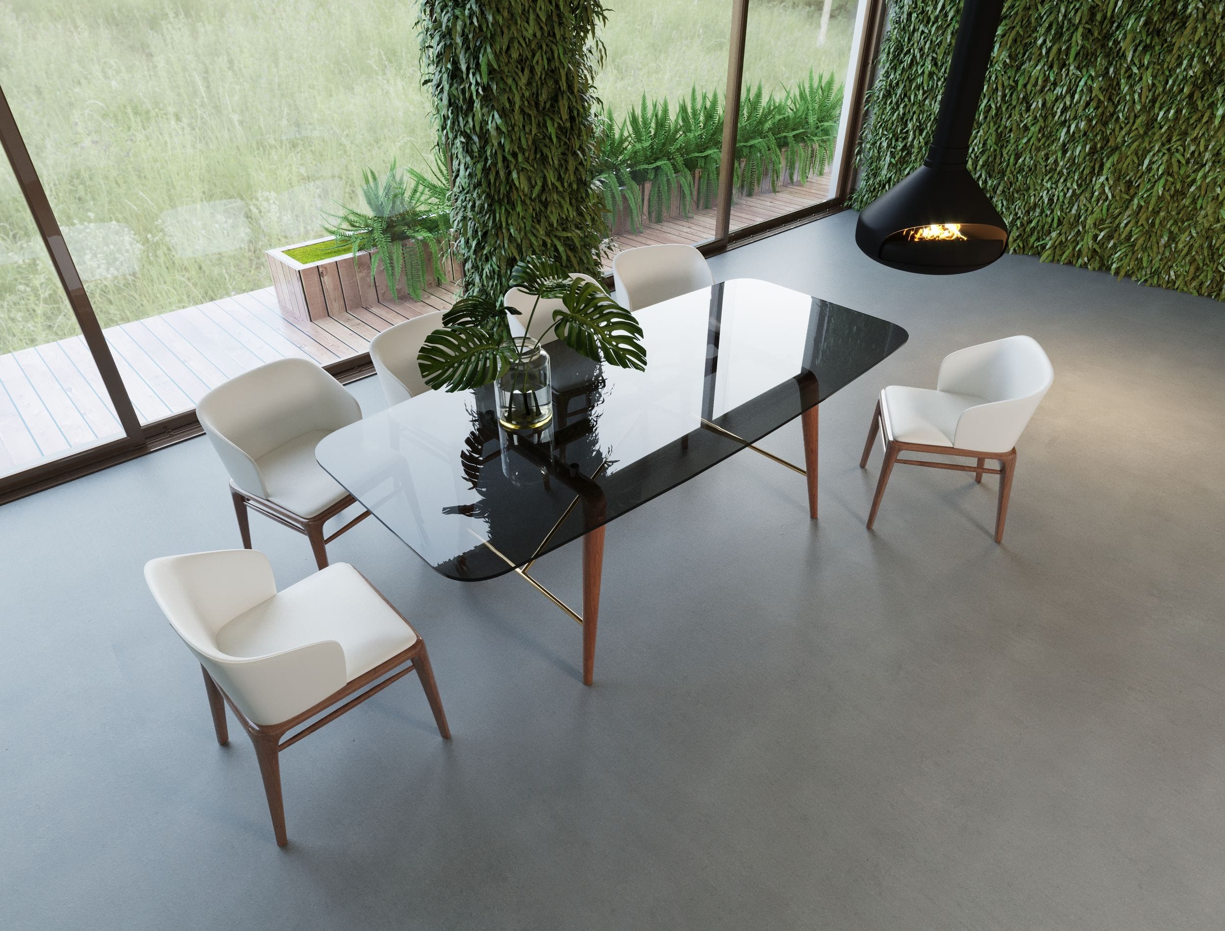 Modrest Kipling Modern Large Dining Table