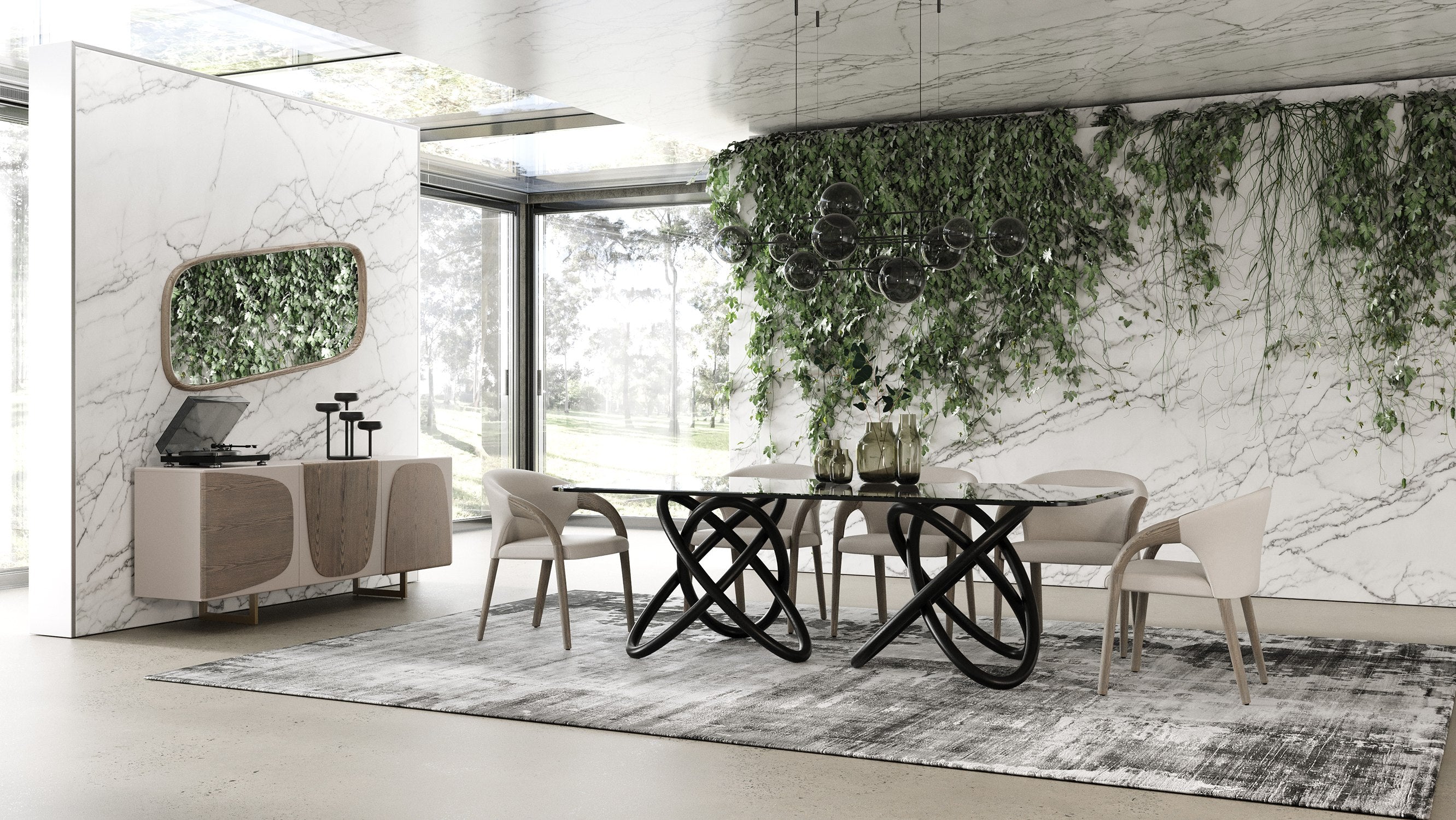 Wynetta Modern Ash Buffet