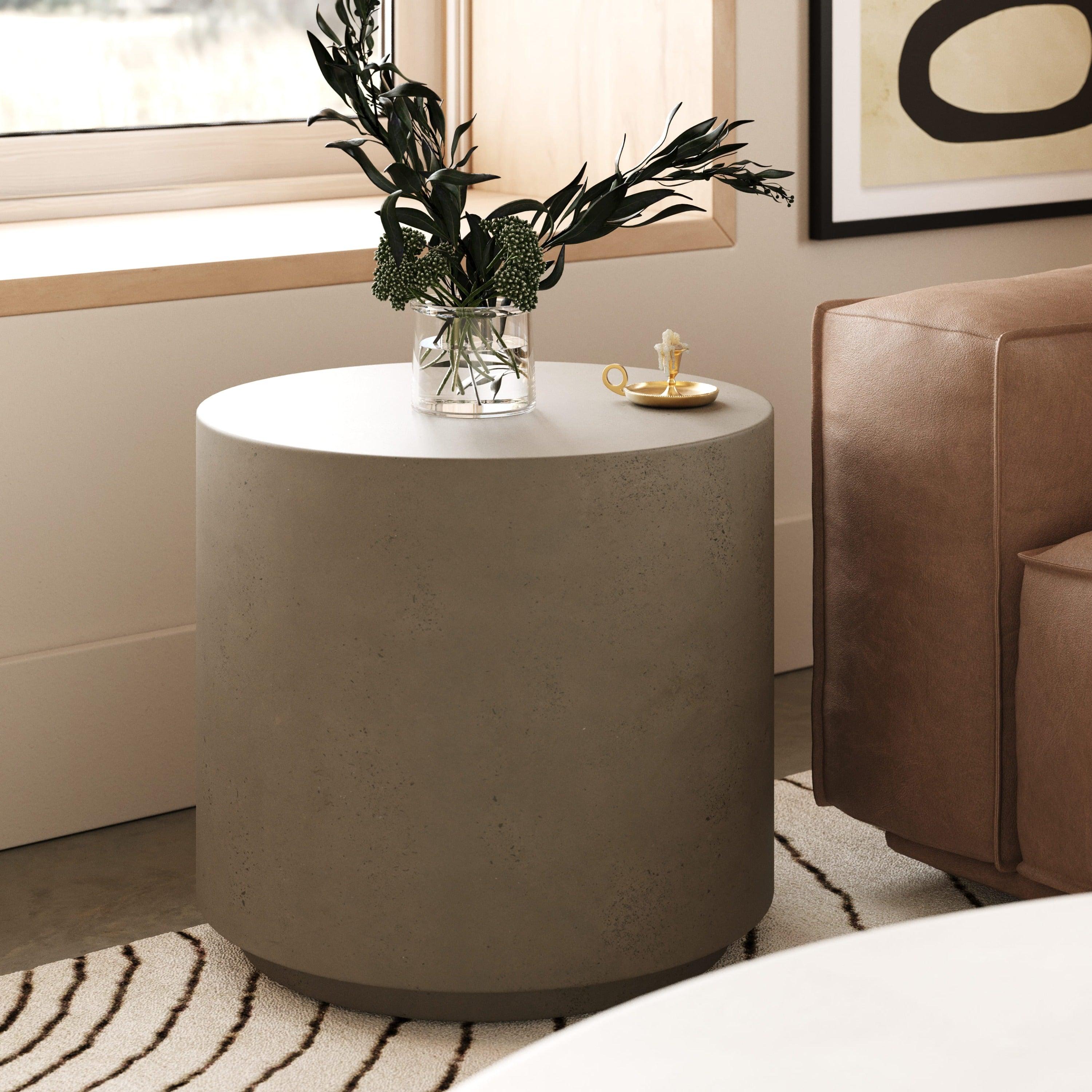 Modrest Morley Modern Round End Table