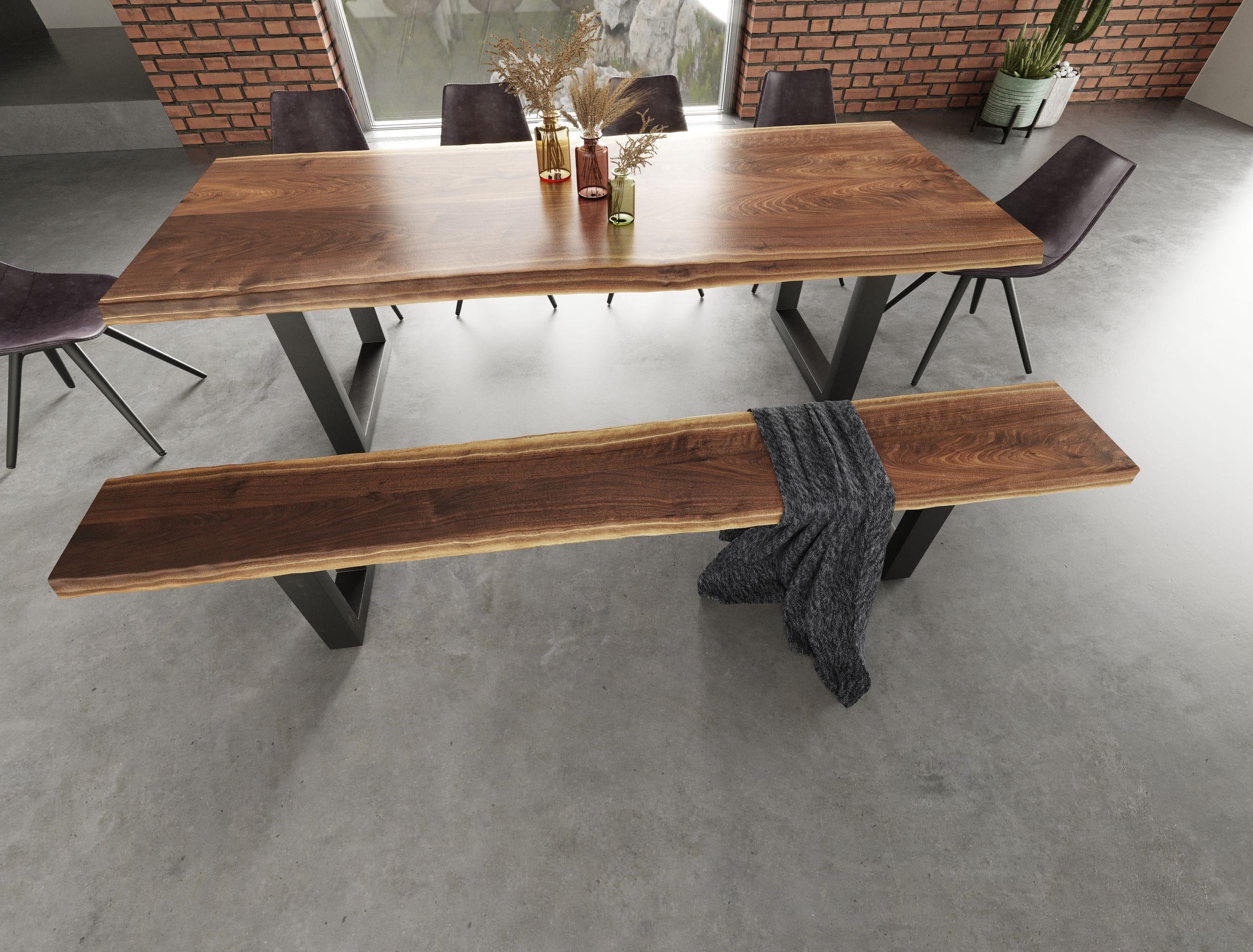 Modrest Taylor XLarge 102" Modern Live Edge Dining Bench