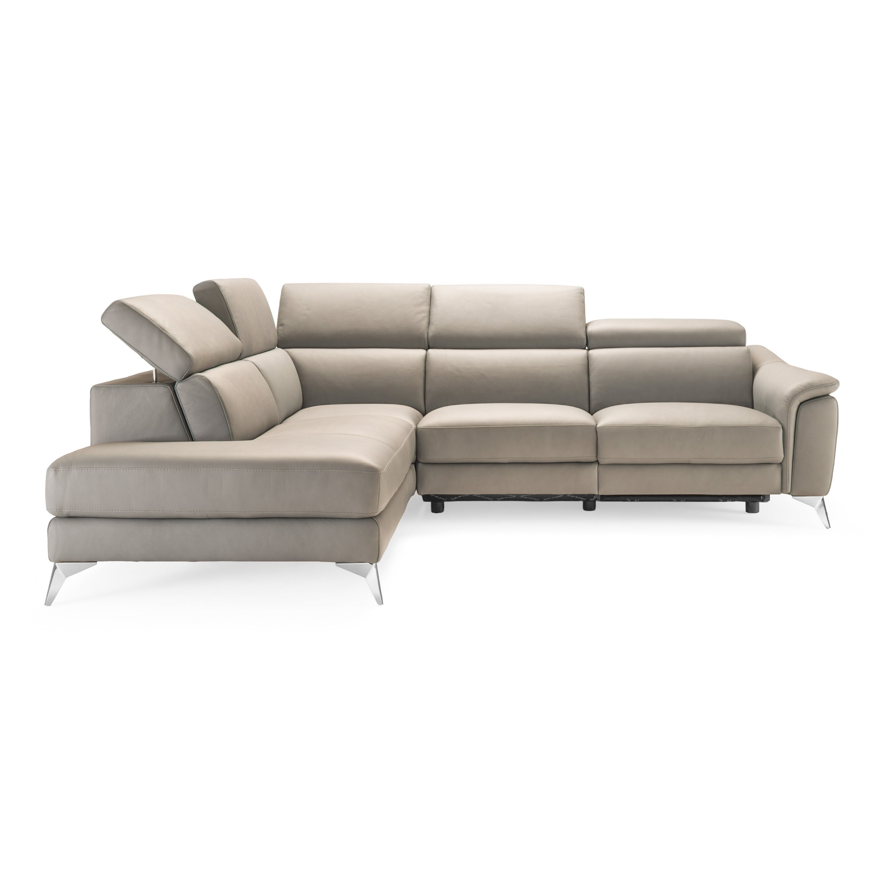 Monte Carlo Italian Modern Leather LAF Sectional Sofa