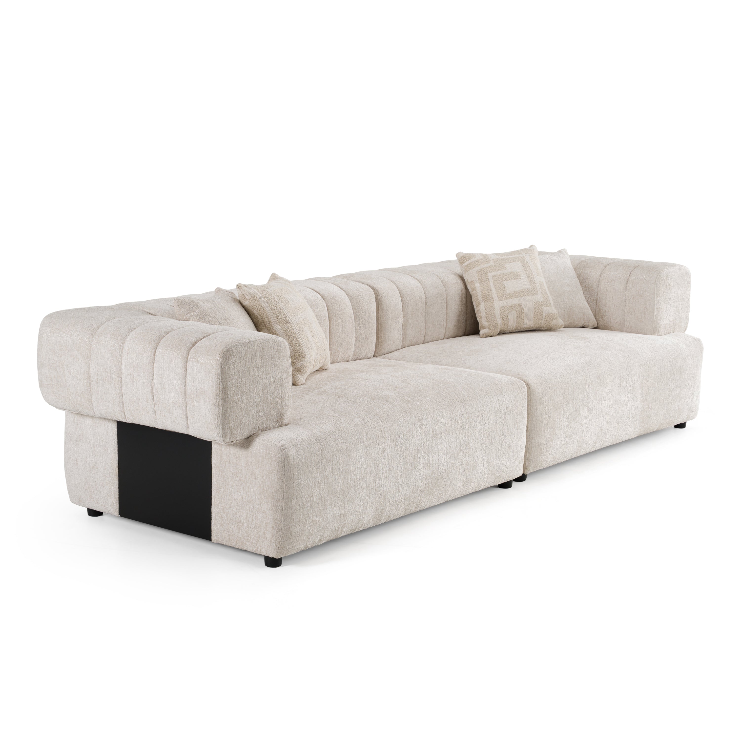 Moreno Modern Fabric 4-Seater Sofa