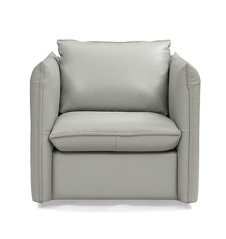 Divani Casa Tamworth Modern Leather Swivel Chair
