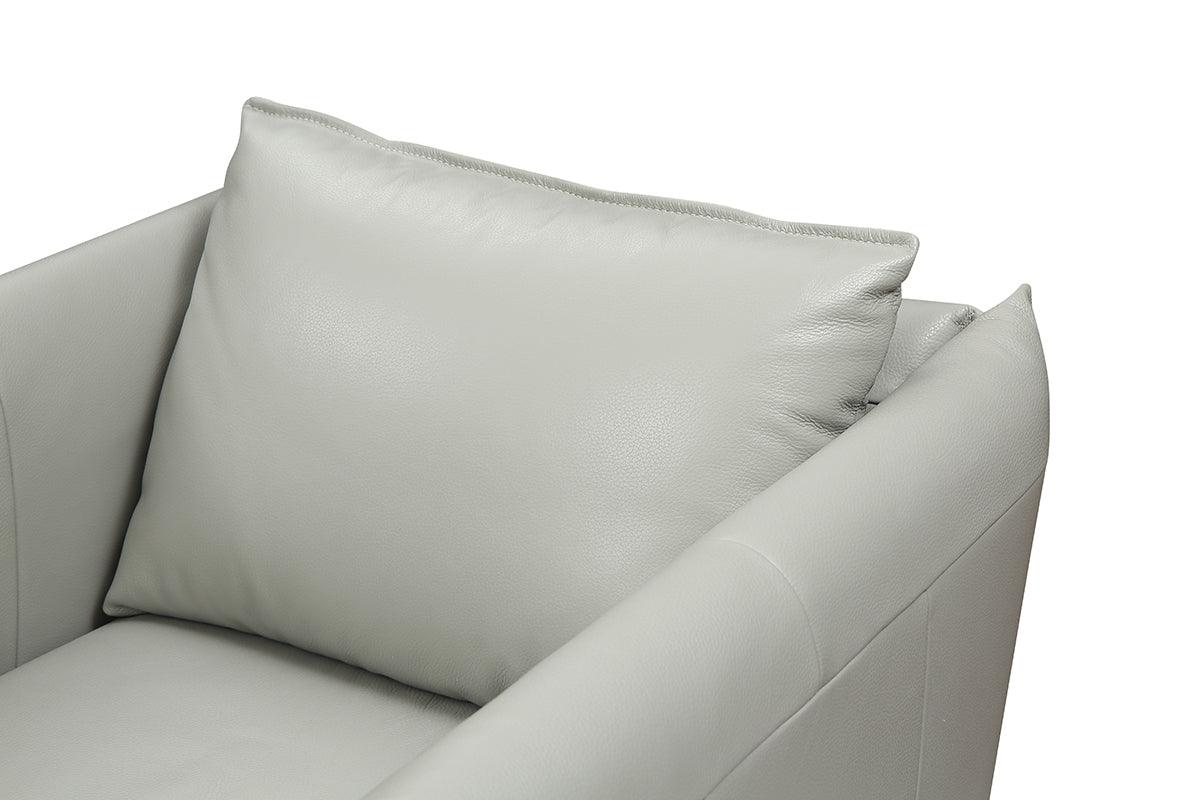 Divani Casa Tamworth Modern Leather Swivel Chair