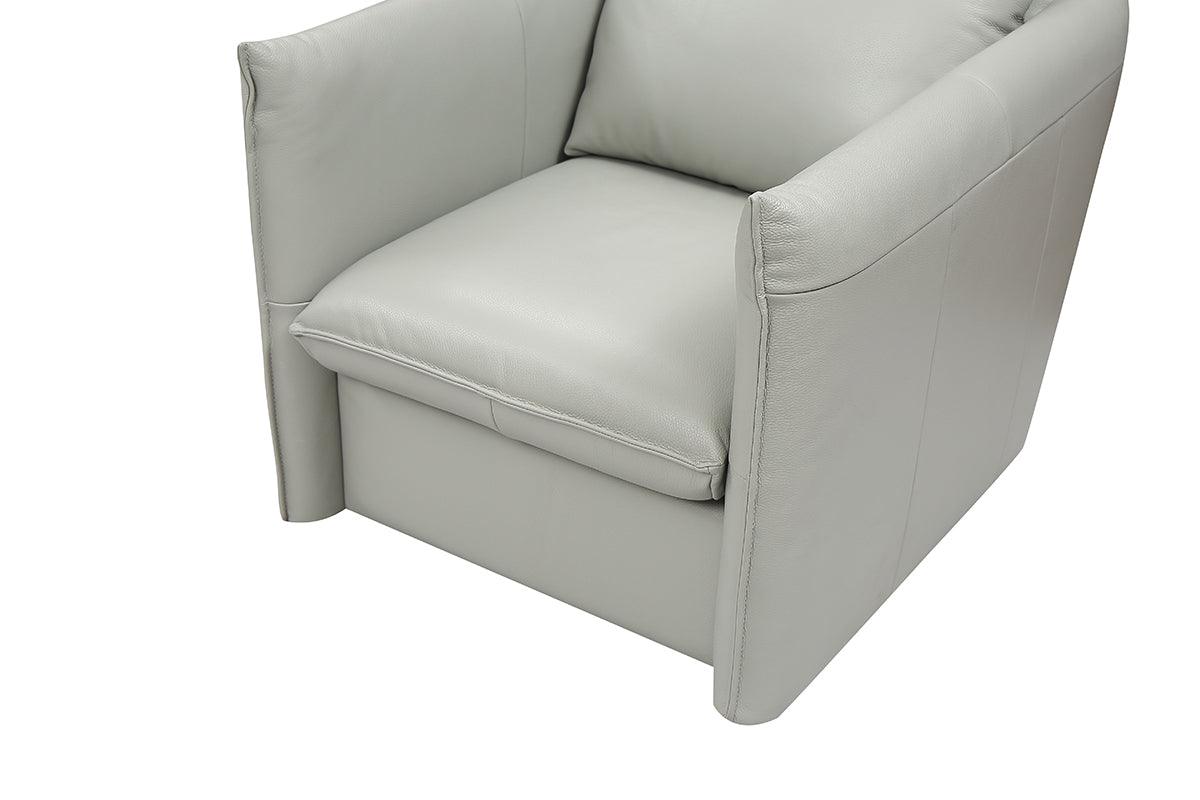 Divani Casa Tamworth Modern Leather Swivel Chair