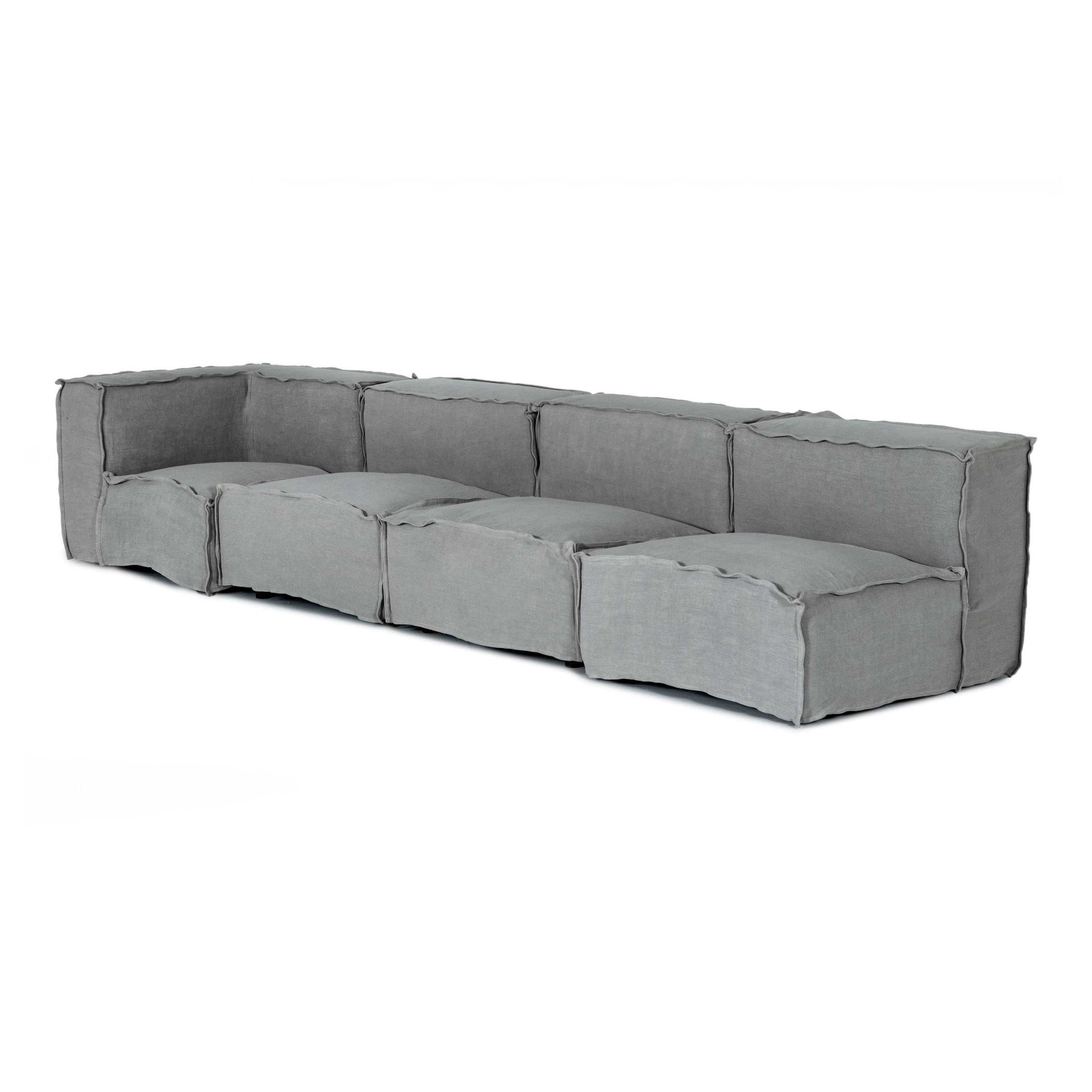 Navstar Contemporary Fabric Modular Sectional Sofa