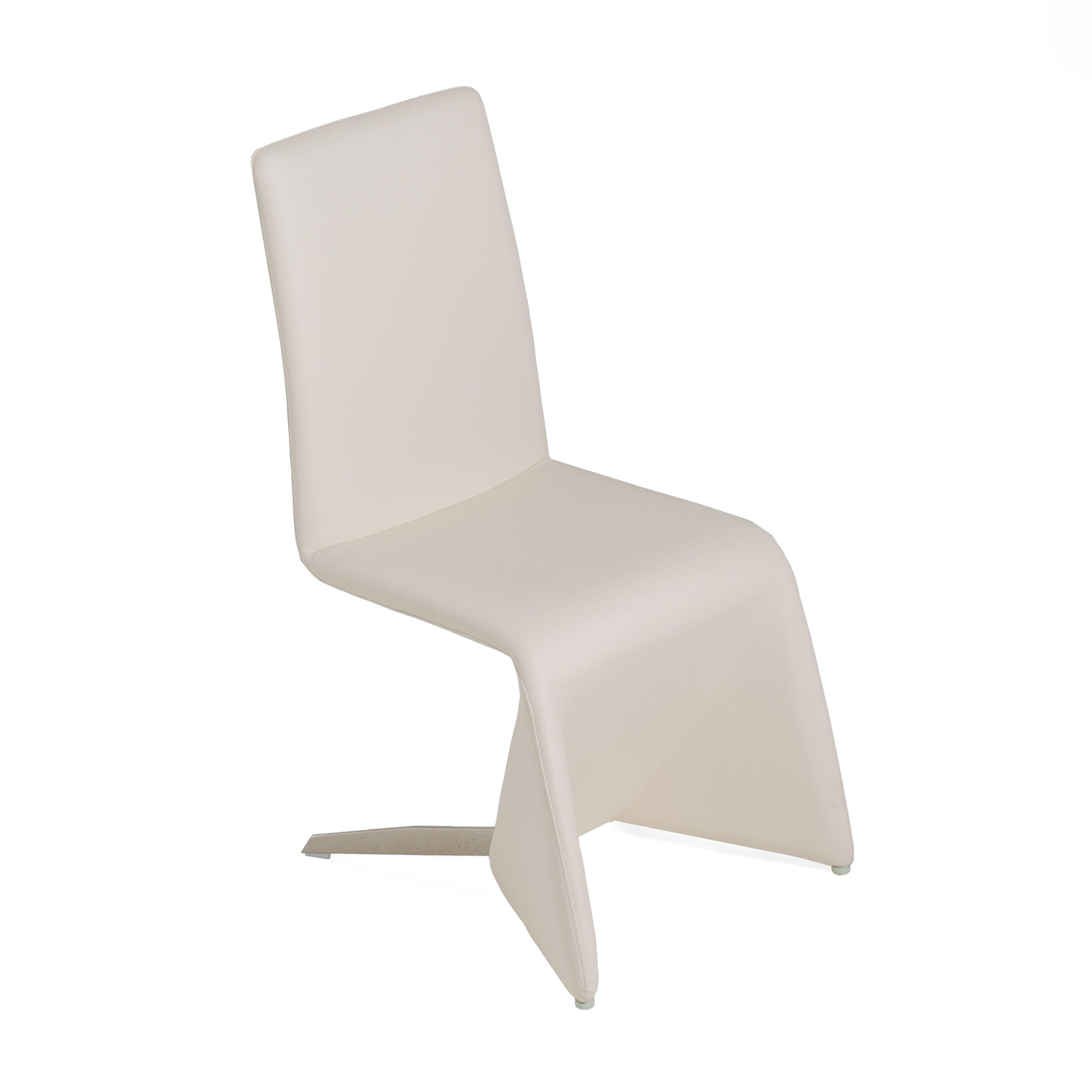 Nisse Contemporary Leatherette Dining Chair (Set of 2)