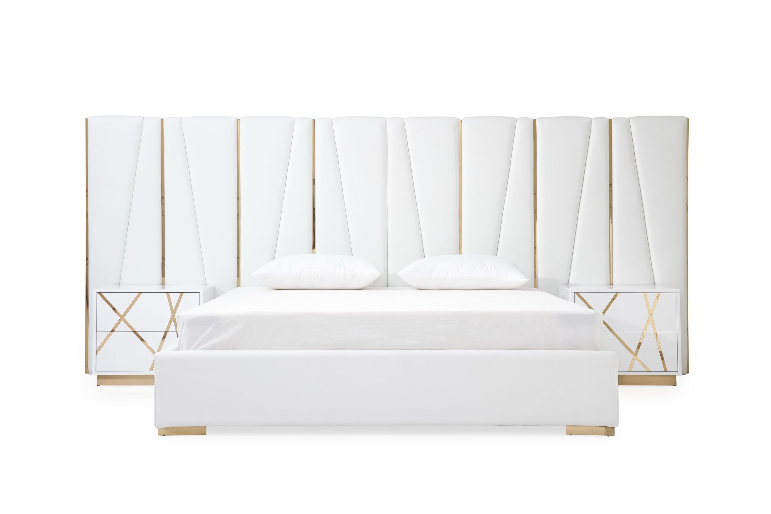 Modrest Nixa Modern Bedroom Set with Nightstands