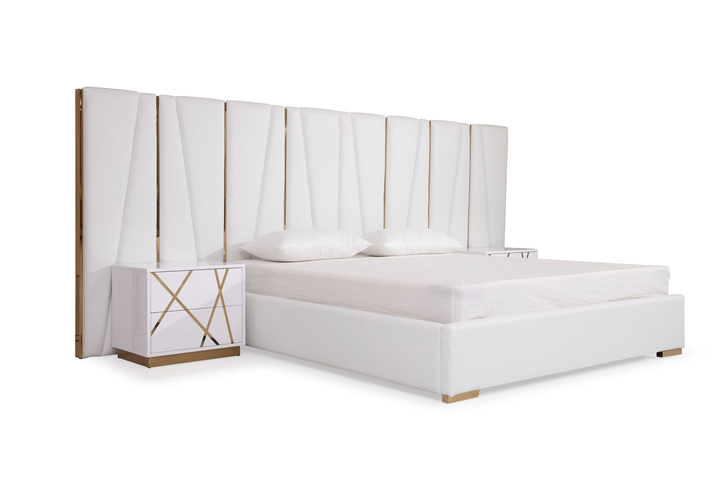 Nixa Modern Bed with Nightstands