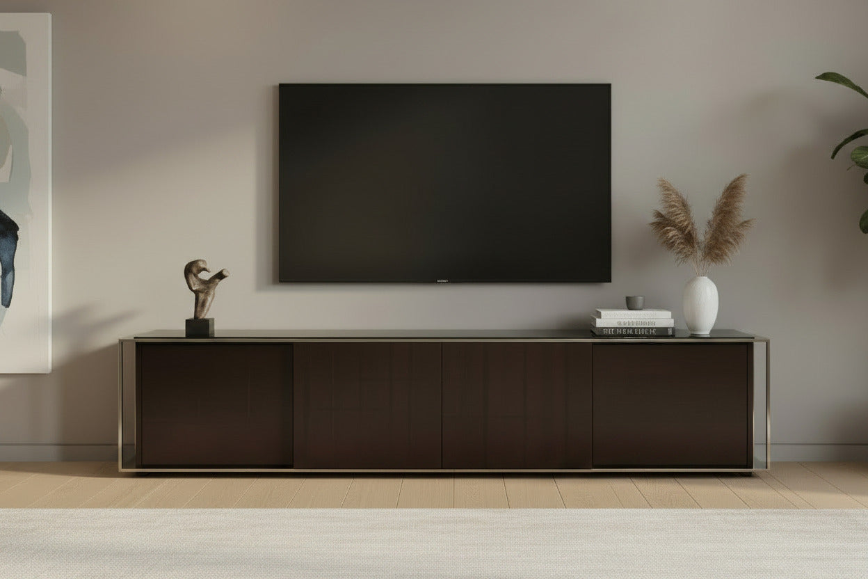 Noble Modern Lacquer TV Entertainment Center